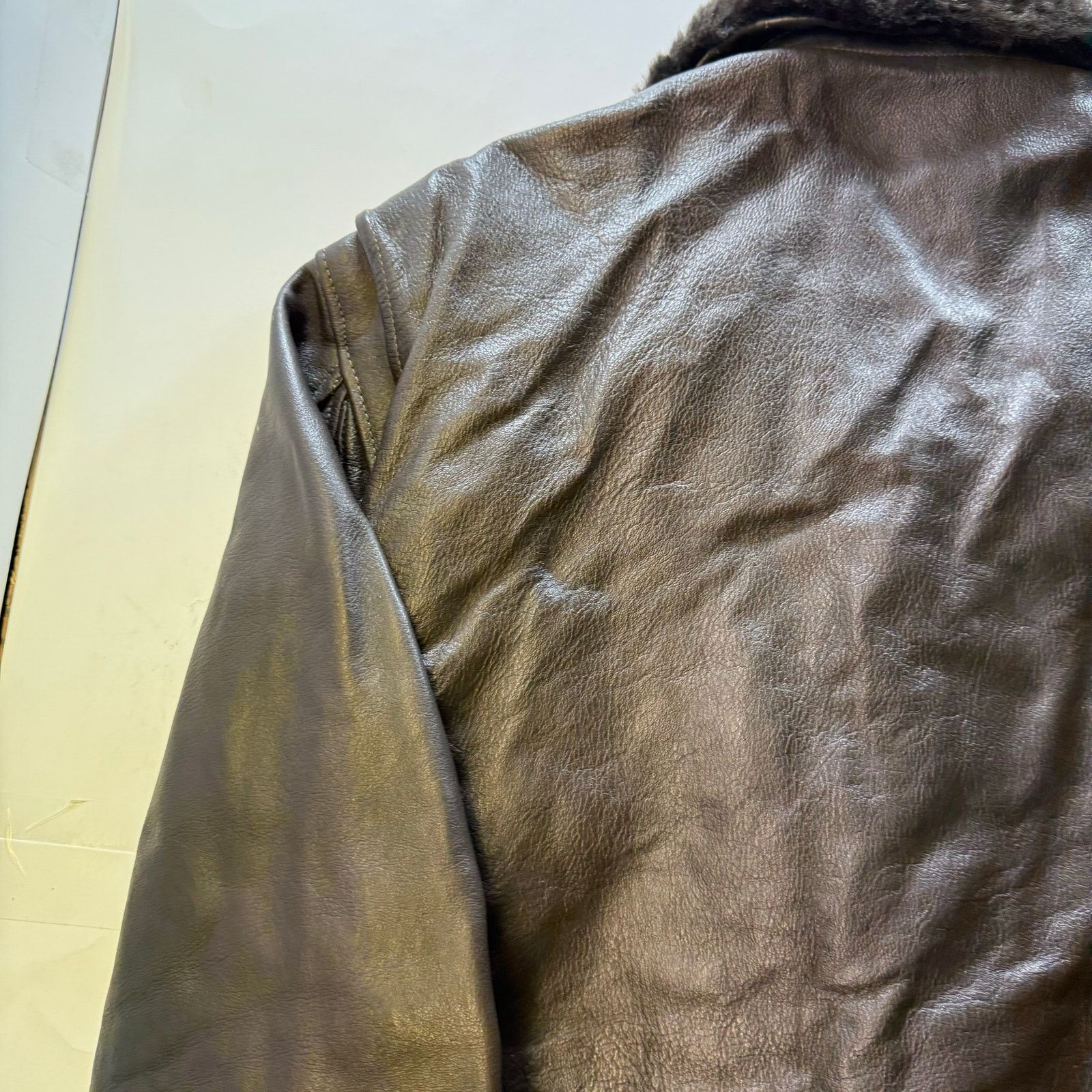 Other Jacket Flyer Leather Brill Bros Inc. Brown/Brown Size 40 Size US XXS / EU 40 - 20 Thumbnail