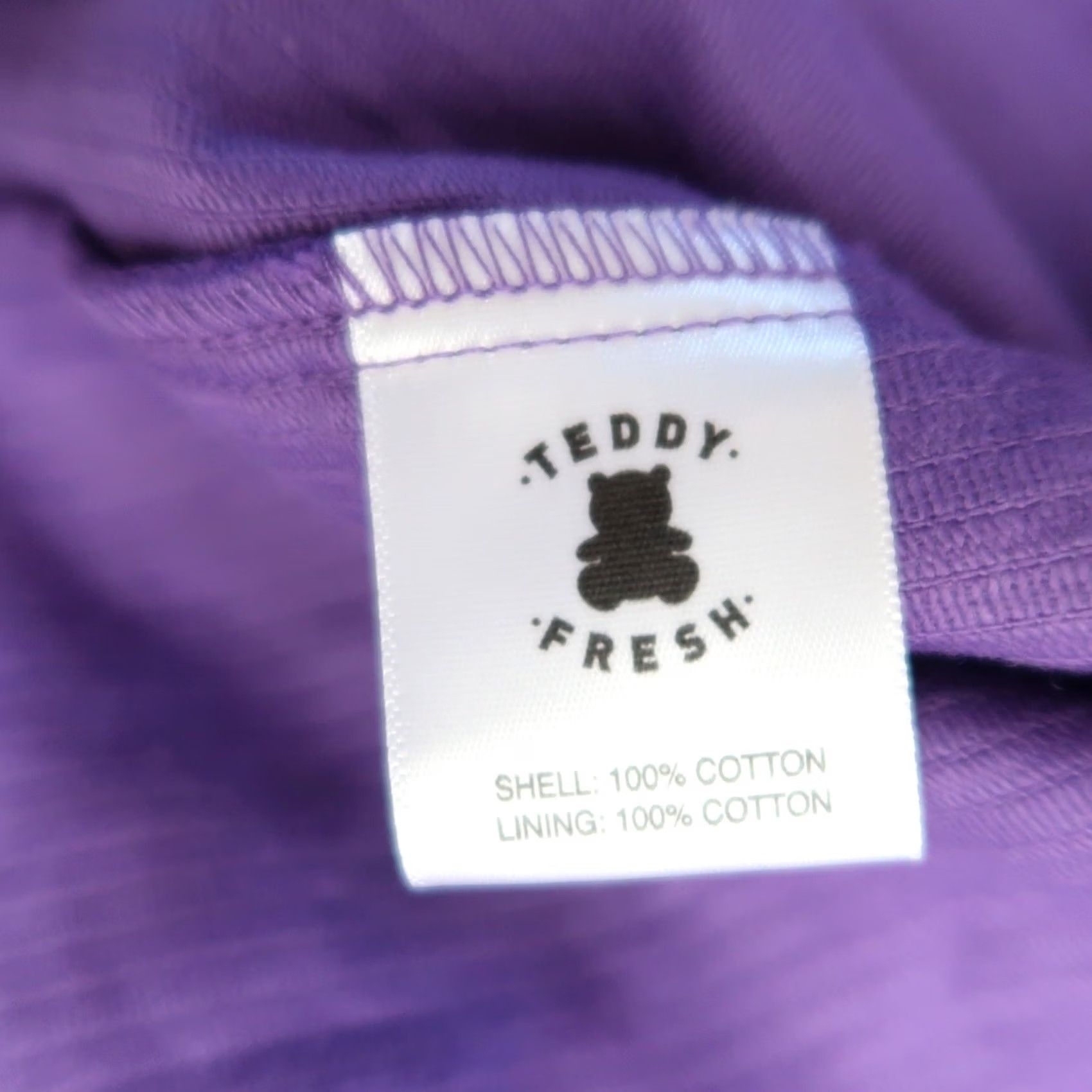 Teddy Fresh VINTAGE Teddy Fresh Purple Corduroy Tiered Long Sleeve Mini Dress Small Size S / US 4 / IT 40 - 6 Thumbnail