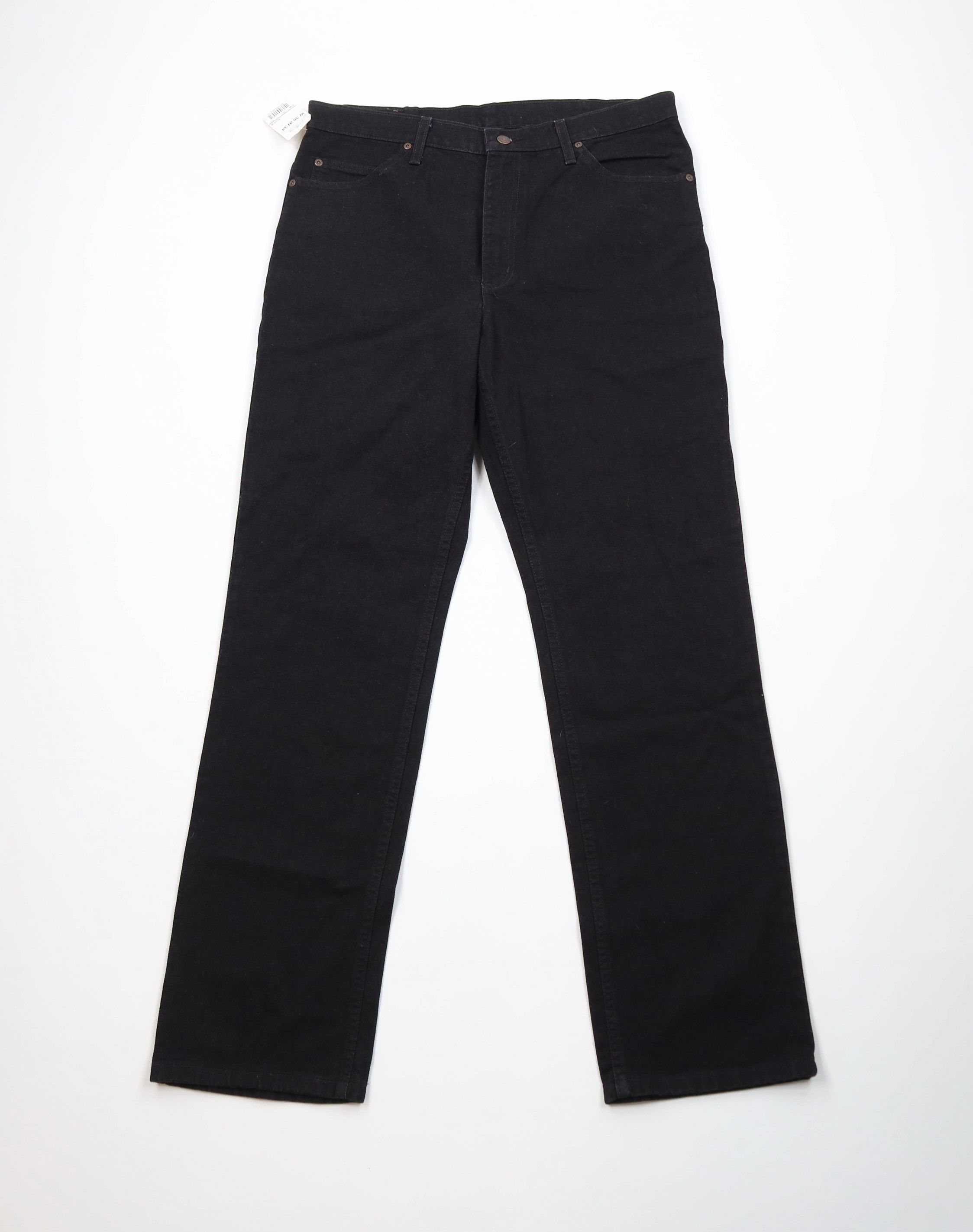 Vintage Deadstock Vintage 90s Streetwear Leg Denim Jeans Black Size US 36 / EU 52 - 1 Thumbnail