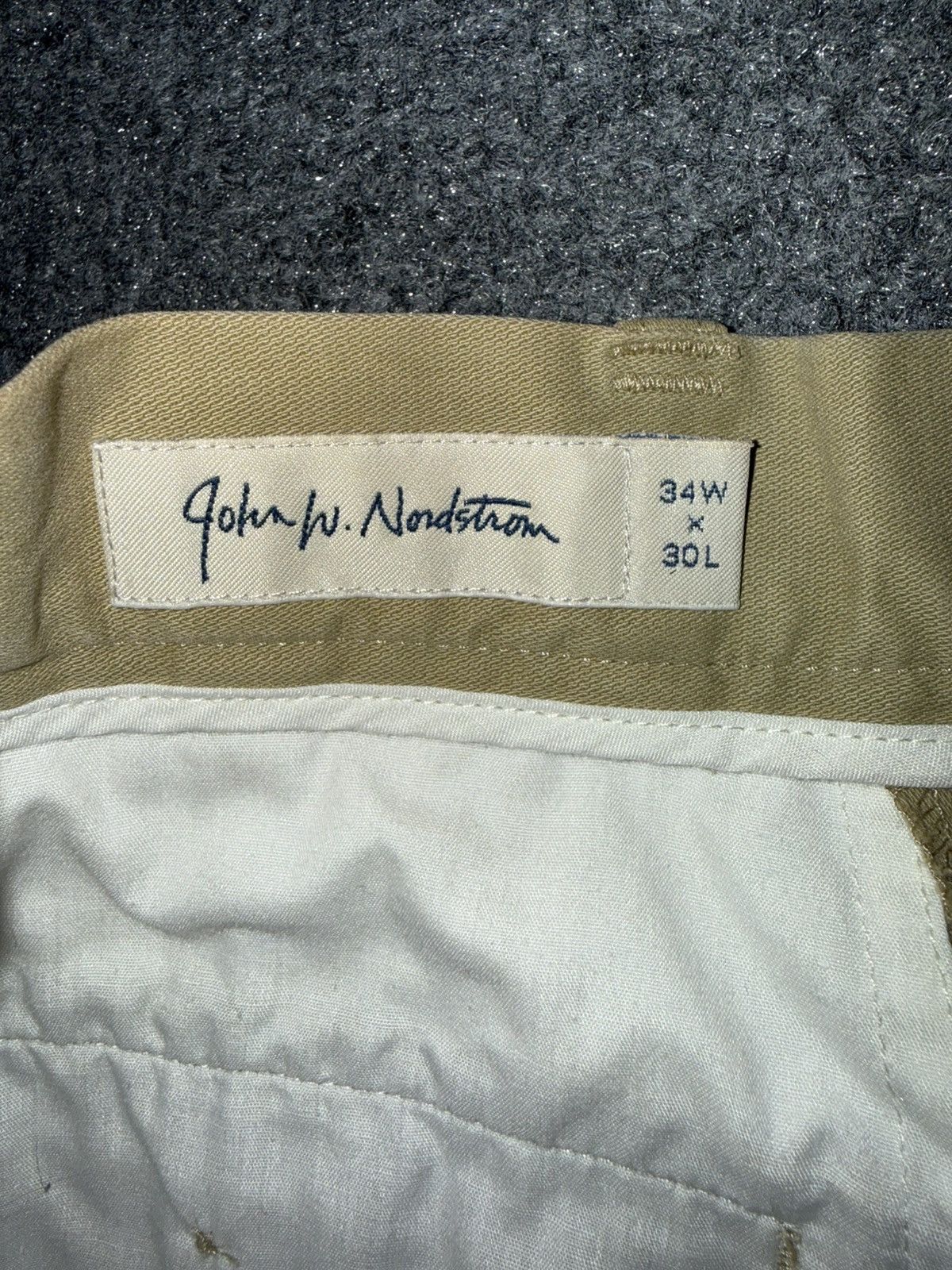 Nordstrom Vintage Nordstrom Pleated Chinos Khaki Tencel Blend 34x30 Size US 34 / EU 50 - 5 Thumbnail