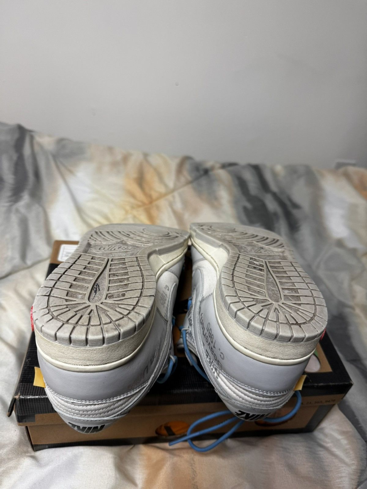 Nike × Off-White Nike Dunk Low Off-White Lot 5 Size US 11.5 / EU 44-45 - 7 Thumbnail