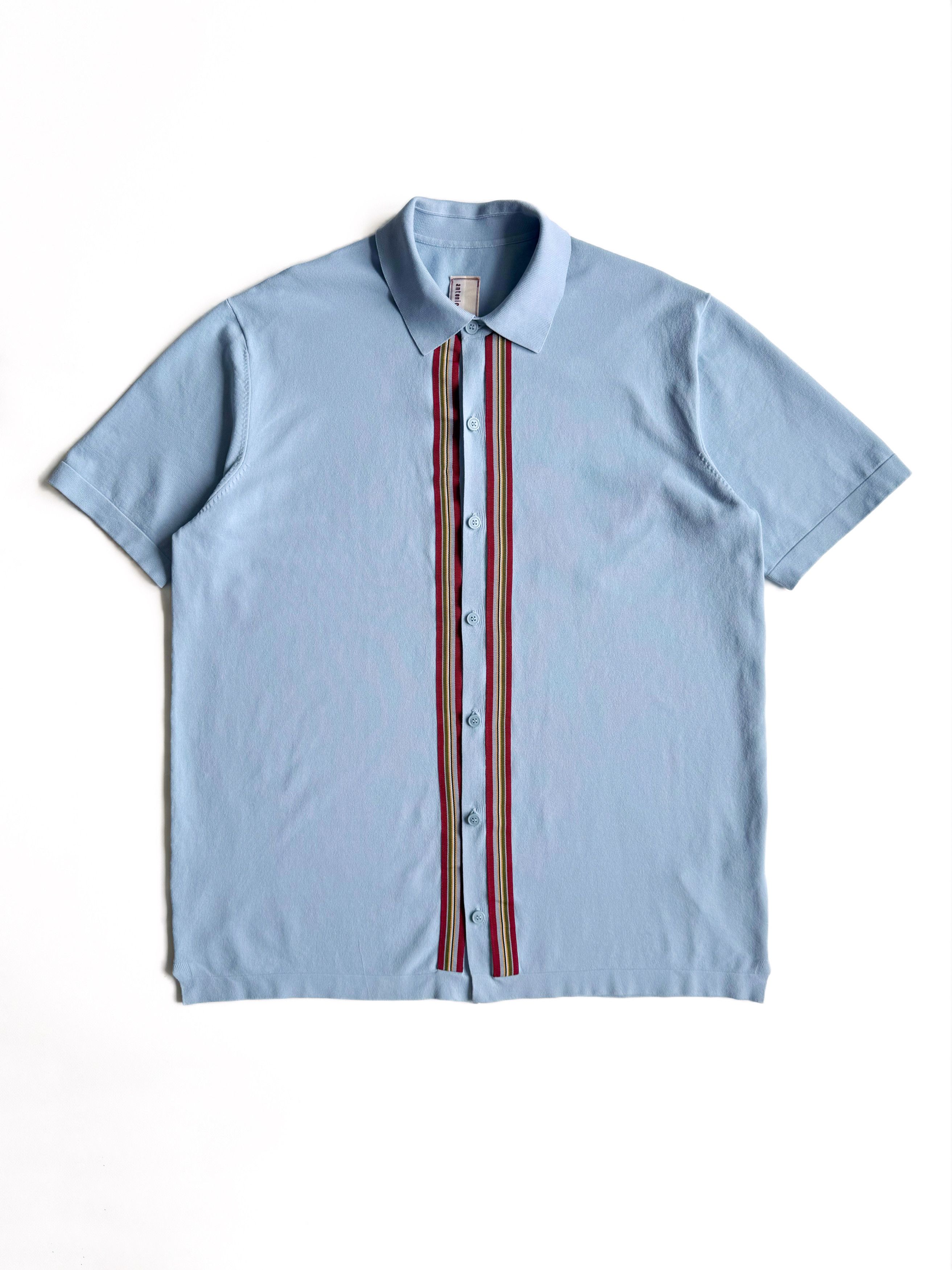 Antonio Marras Men's Antonio Marras Multicolor Striped Knit Polo Size US L / EU 52-54 / 3 - 1 Thumbnail