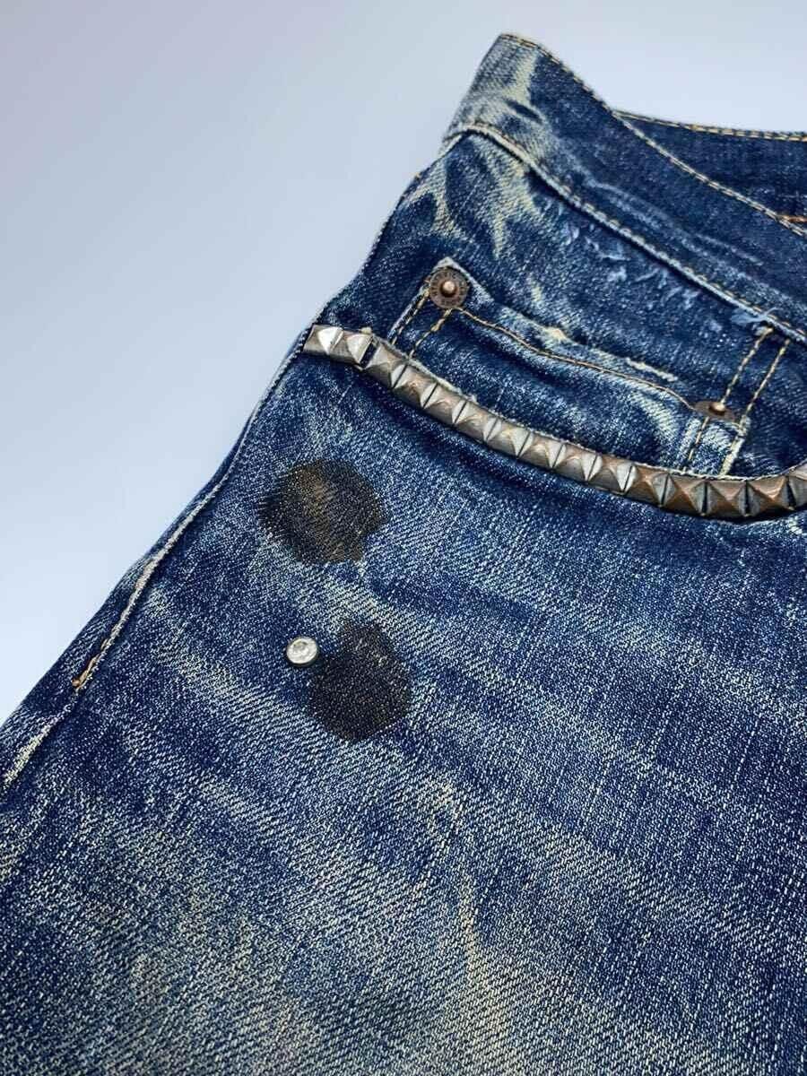 Hysteric Glamour Patch Distressed Denim Jeans Size US 31 - 5 Thumbnail