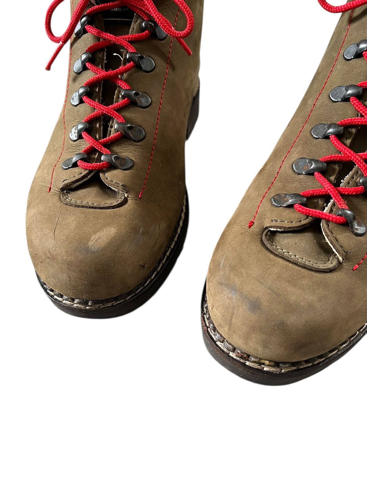 Diemme Vintage Diemme Olive Hand Made Mountain Boots Size US 10 / EU 43 - 4 Thumbnail