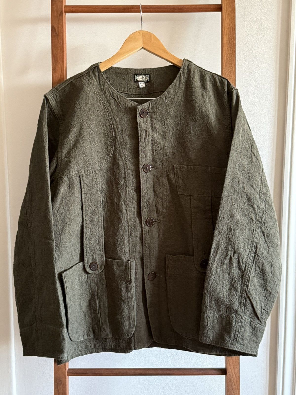 BLACK SIGN Black Sign Linen Canvas Shooting Jacket Hide Green Size US L / EU 52-54 / 3 - 1 Thumbnail