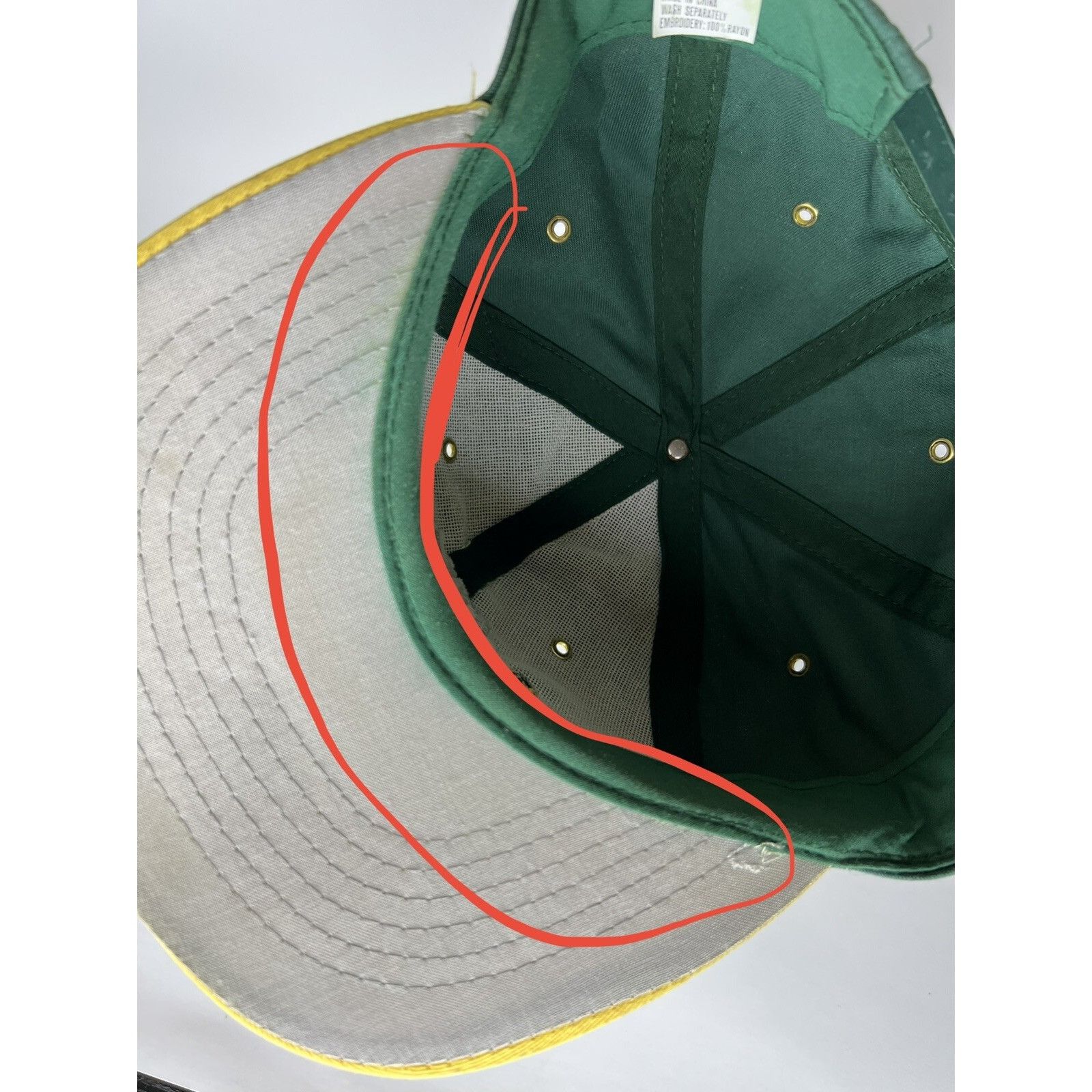 Other Vintage Oakland Athletics Snapback Hat Cap "25th Anniversary Size ONE SIZE - 11 Thumbnail