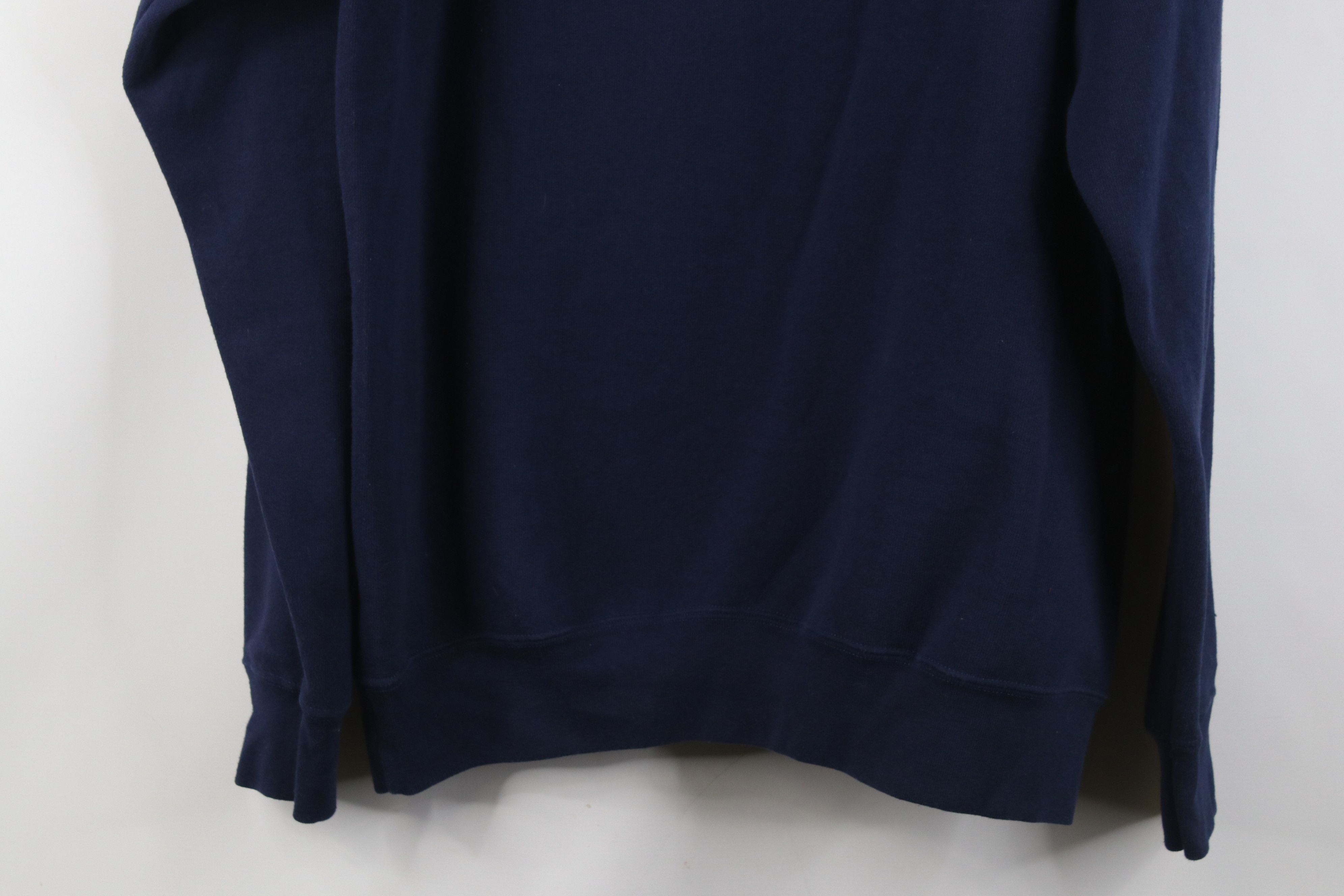 Woolrich Woolen Mills Vintage 90s Woolrich Spell Out Crewneck Sweatshirt Blue USA Size US M / EU 48-50 / 2 - 12 Thumbnail