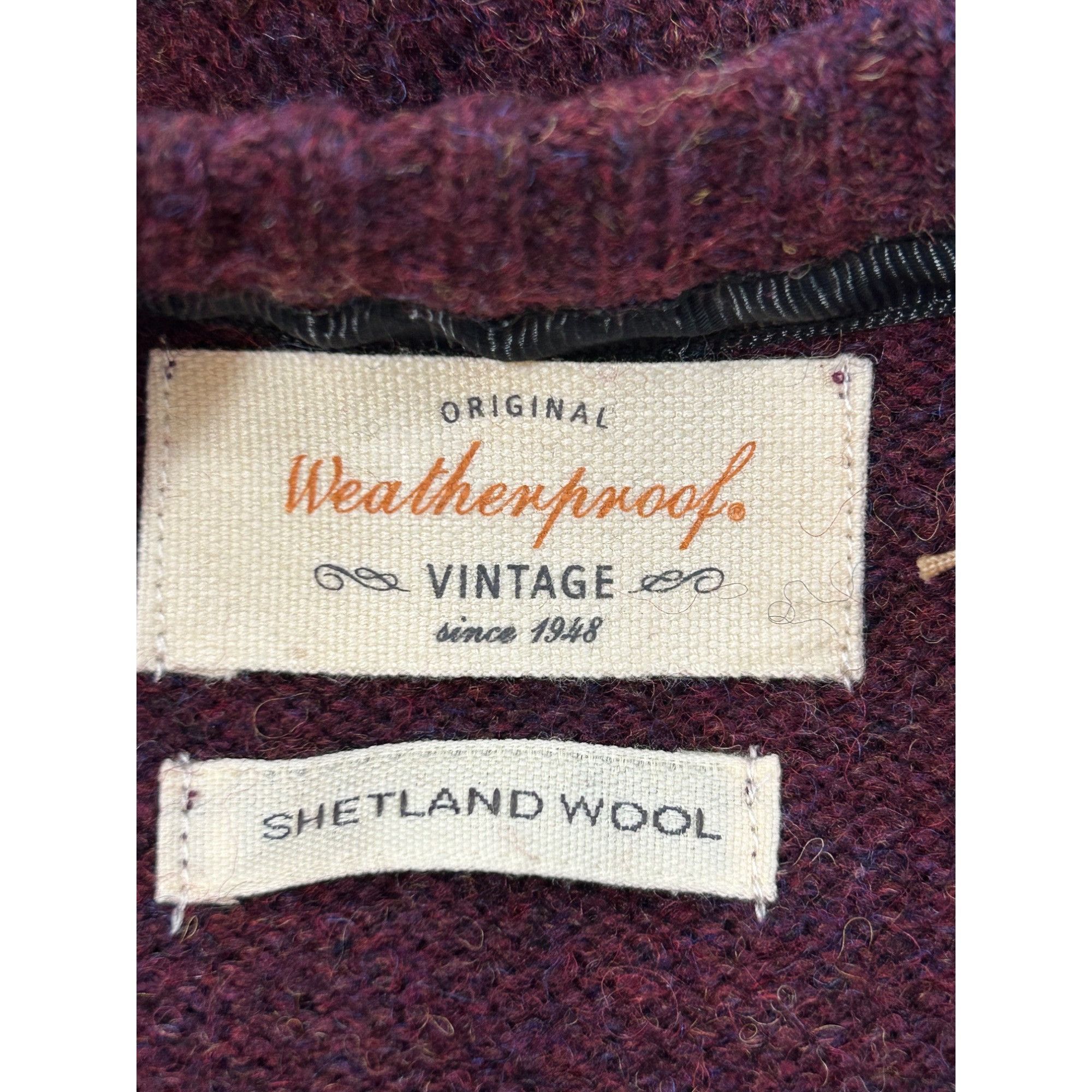 Weatherproof Mens Shetland Wool Sweater XL Original Weatherproof Garment Size US XL / EU 56 / 4 - 4 Thumbnail