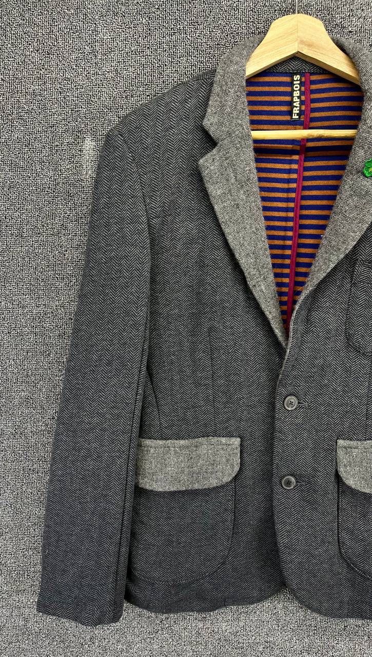 Frapbois Vintage Issey Miyake Frapbois Wool Coat Jacket Size M / US 6-8 / IT 42-44 - 3 Thumbnail