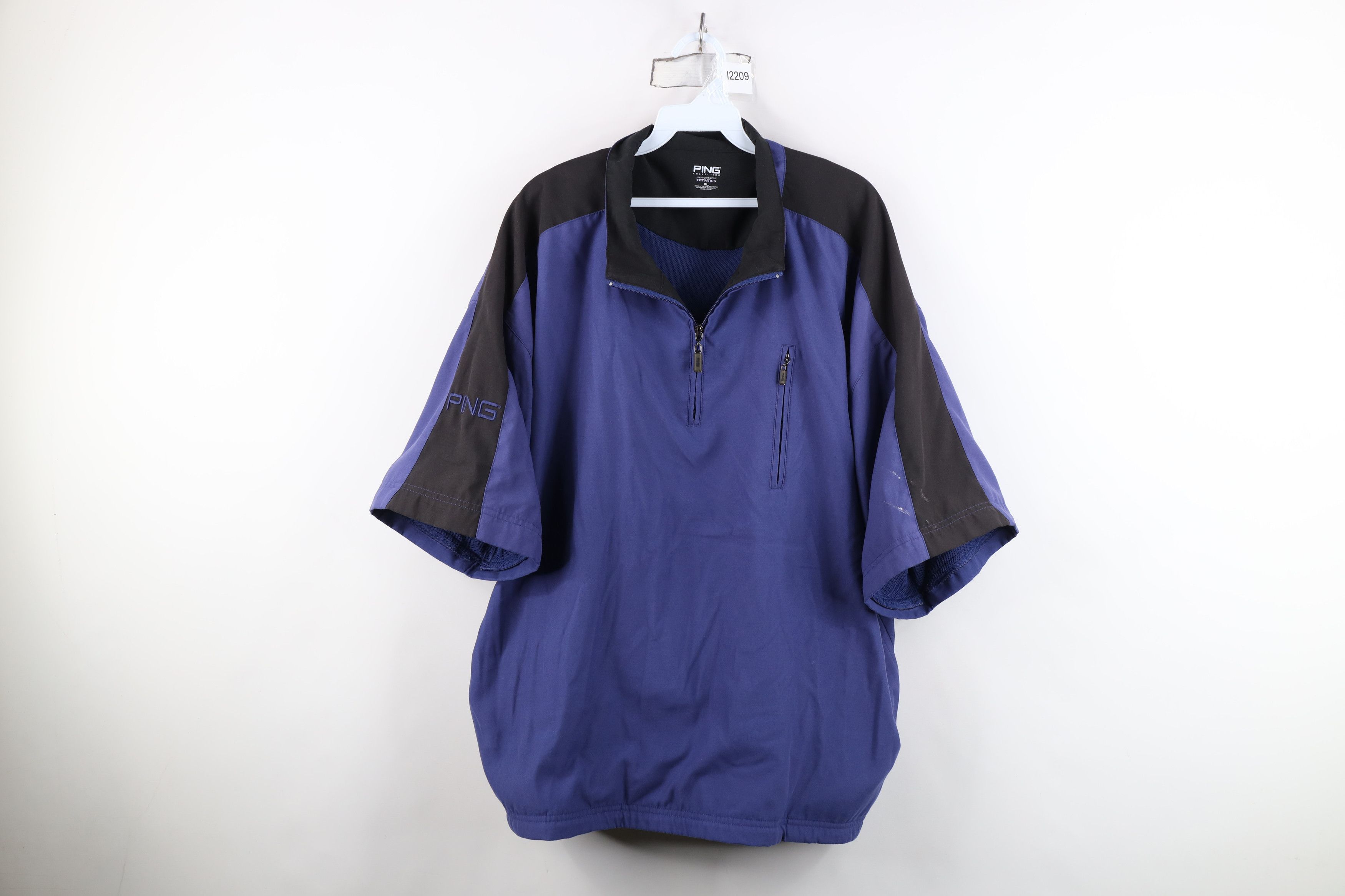 PING Vintage Ping Golf Spell Short Sleeve Pullover Jacket Blue Size US XL / EU 56 / 4 - 1 Thumbnail