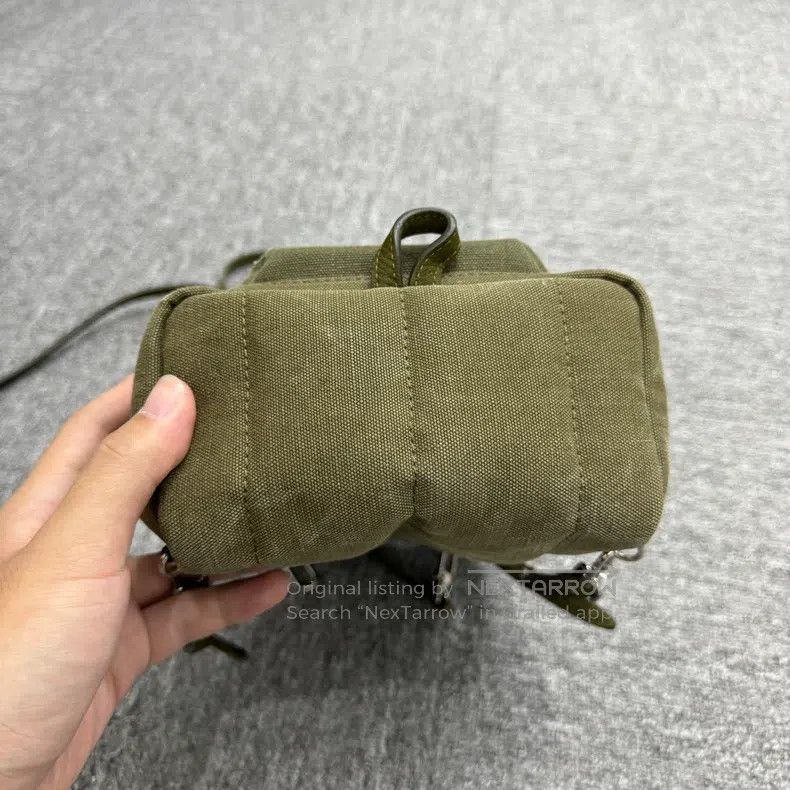 READYMADE Ready Made mini military canvas backpack Size ONE SIZE - 4 Thumbnail