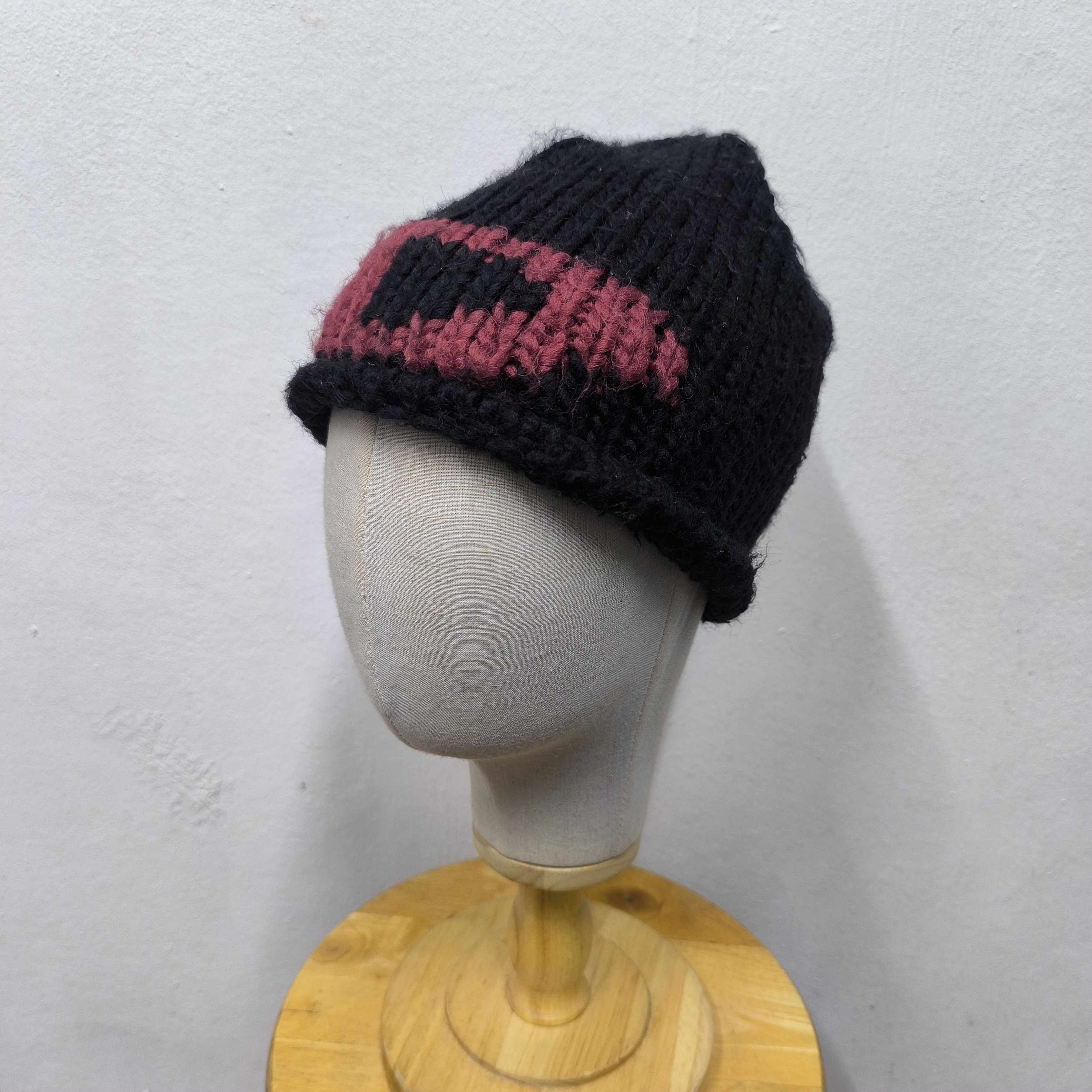 Diesel 💥 Vintage diesel iconic big logo wool pull on beanie hat Size ONE SIZE - 3 Thumbnail
