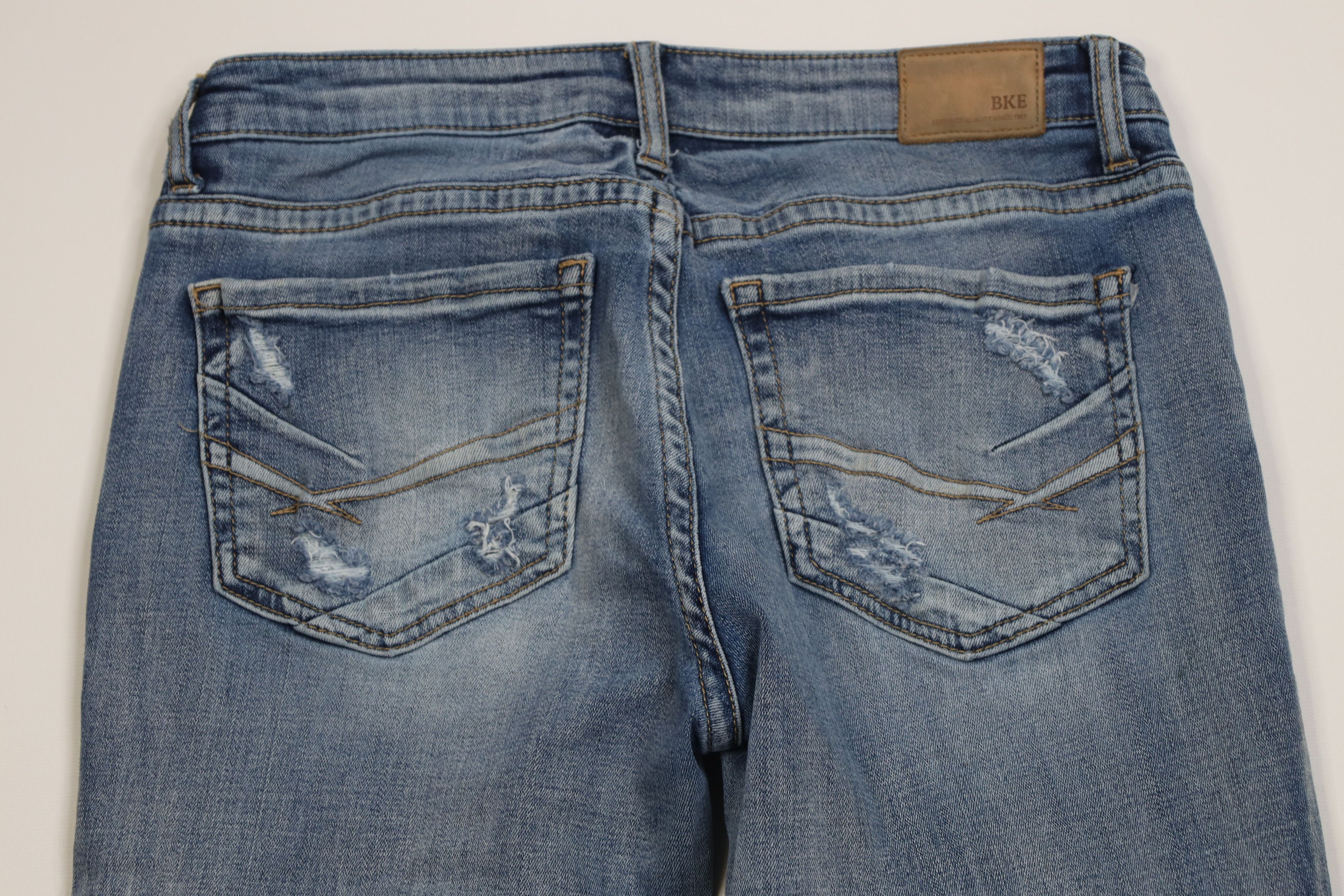 Vintage Buckle BKE Stella Slim Fit Low Rise Bootcut Stretch Jeans Size 28" / US 6 / IT 42 - 10 Thumbnail