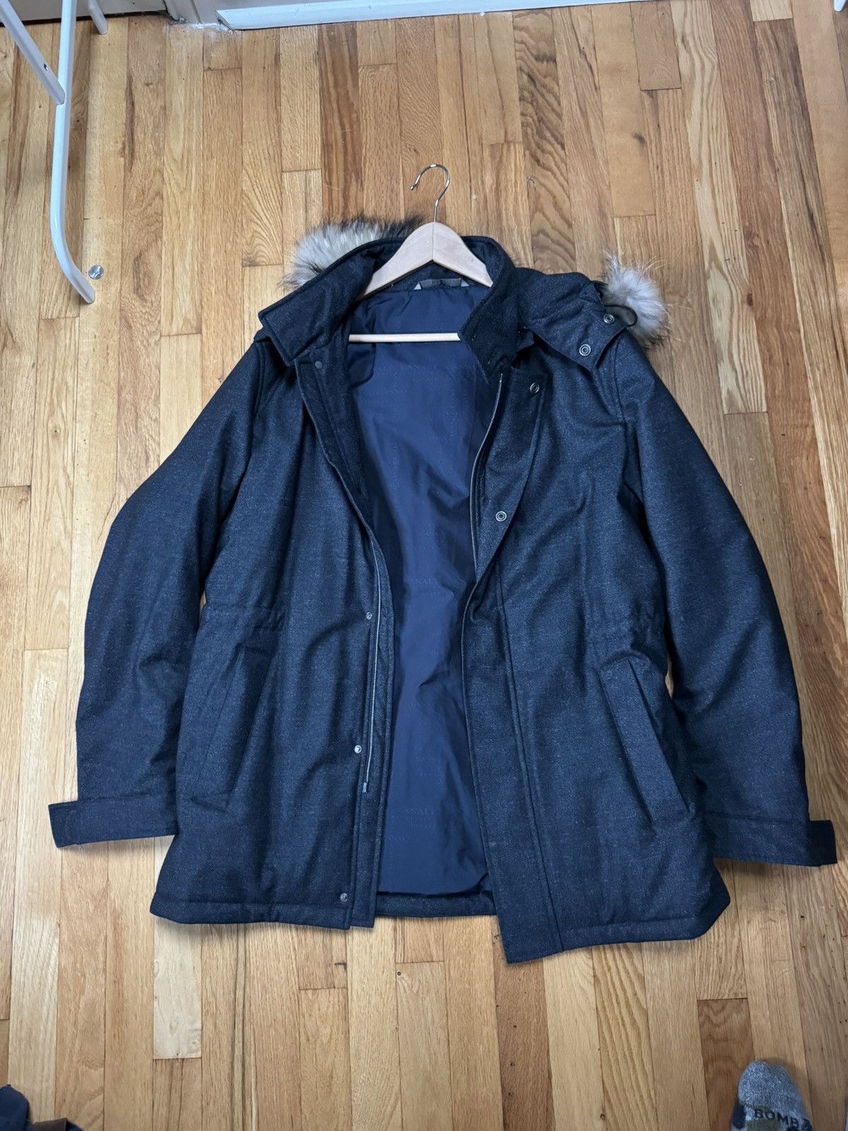 Canali Canali fur parka Size US L / EU 52-54 / 3 - 3 Thumbnail