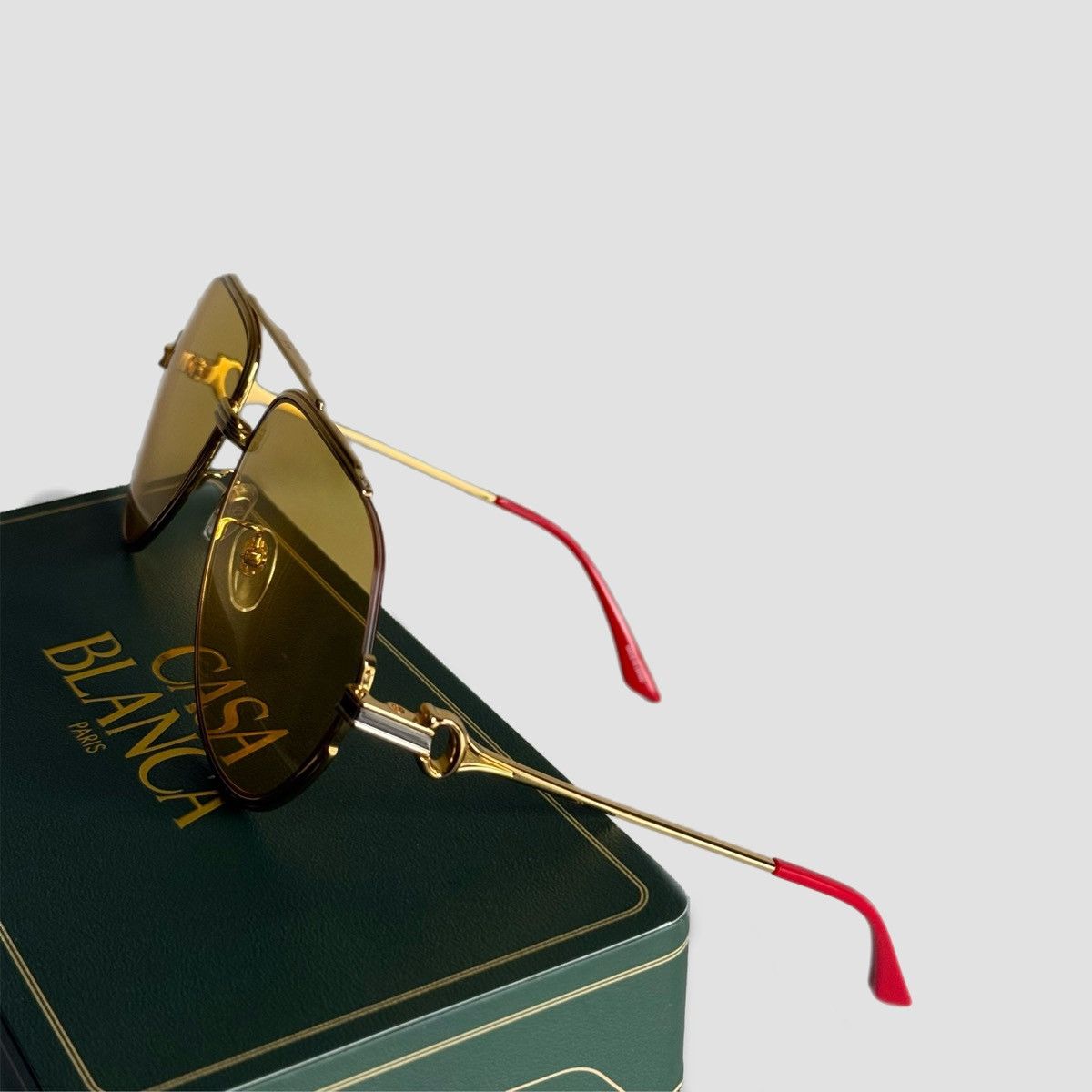 Casablanca Casablanca Stainless Steel Aviator Sunglasses Size ONE SIZE - 4 Thumbnail