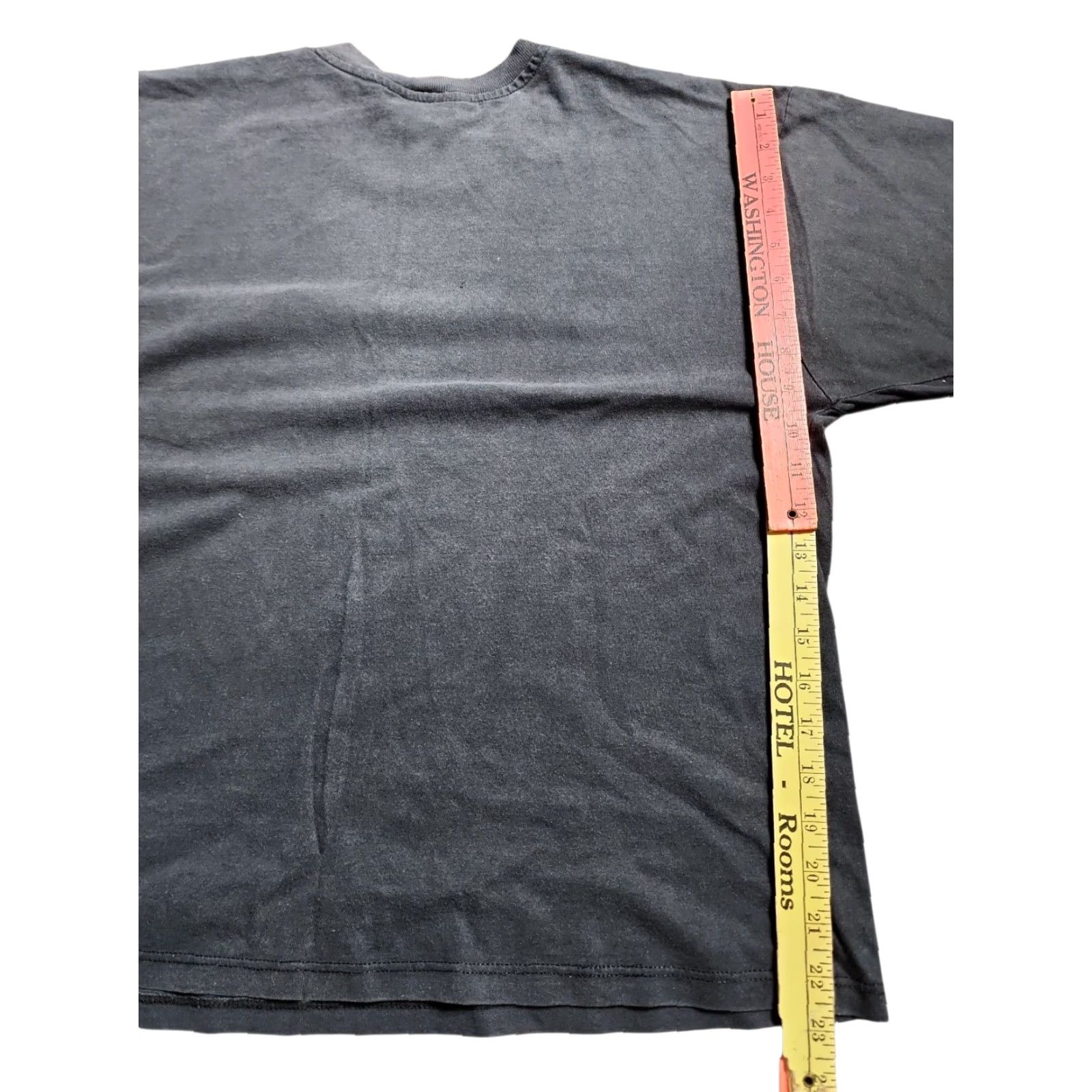 Vintage VINTAGE Box Sportswear Geometric Black Cropped T-Shirt XL 80s Mens Size US XL / EU 56 / 4 - 3 Thumbnail
