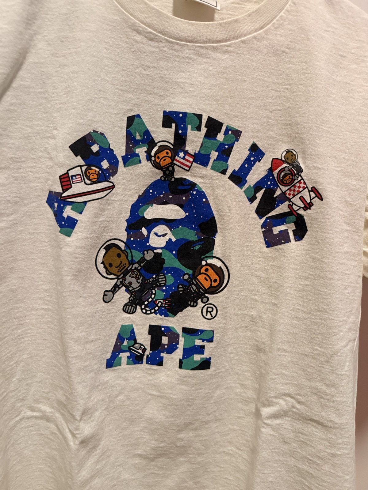 Bape × Kid Cudi A BATHING APE Bape Kid Cudi NYC 10th White tee L Size US L / EU 52-54 / 3 - 1 Thumbnail