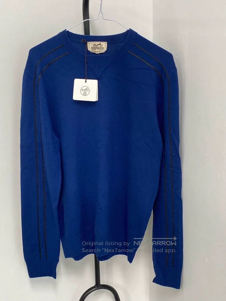 Hermes Hermes Turtleneck Knit Top, Scholar Blue Size US M / EU 48-50 / 2 - 2 Thumbnail