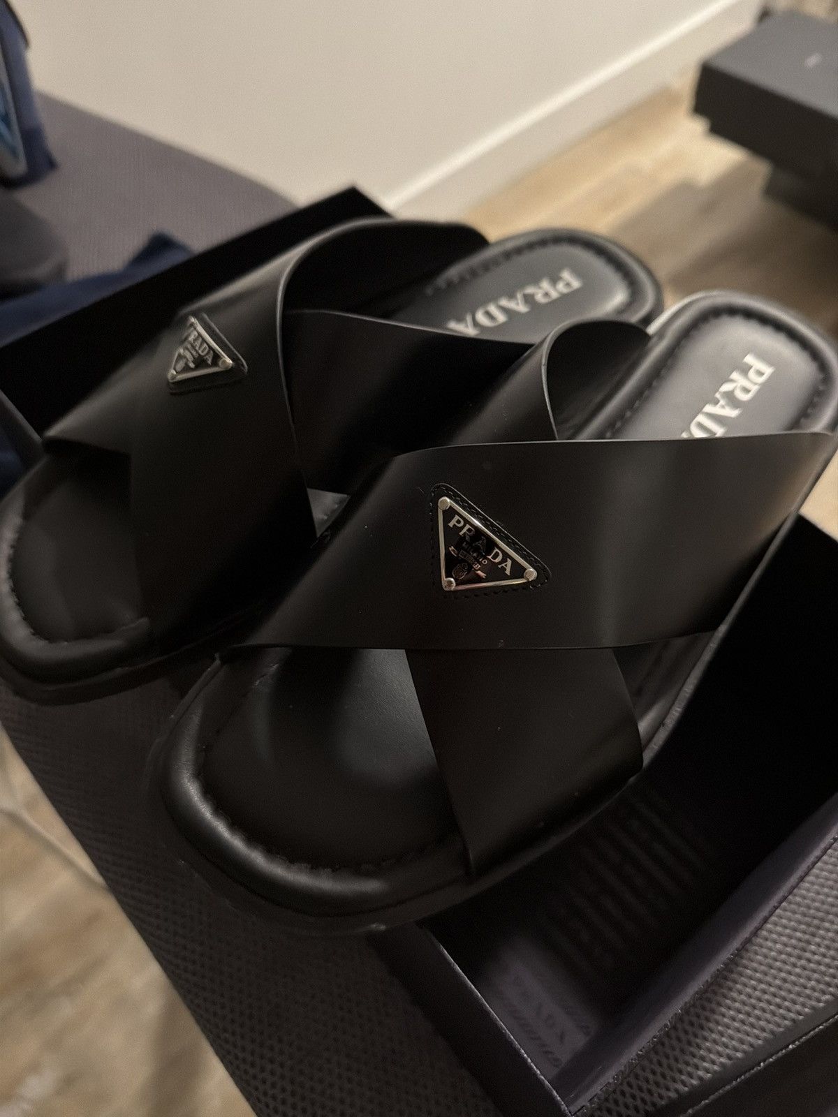Prada Prada Gladiator Slippers size 9 Size US 9 / EU 42 - 1 Thumbnail