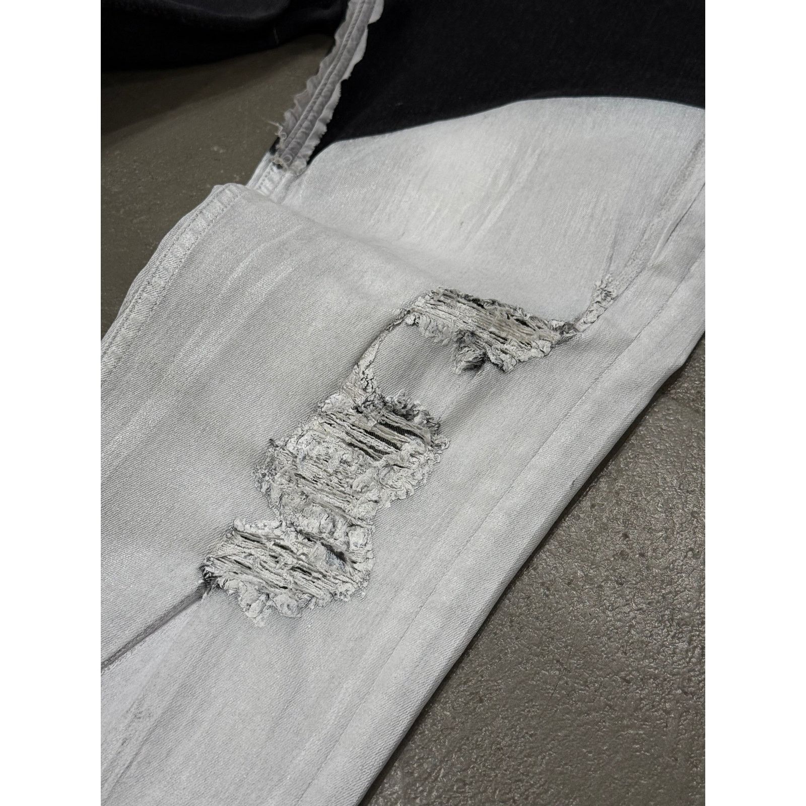 Rick Owens S/S2020 Rick Owens Tyrone painted sample jeans Size US 33 - 4 Thumbnail
