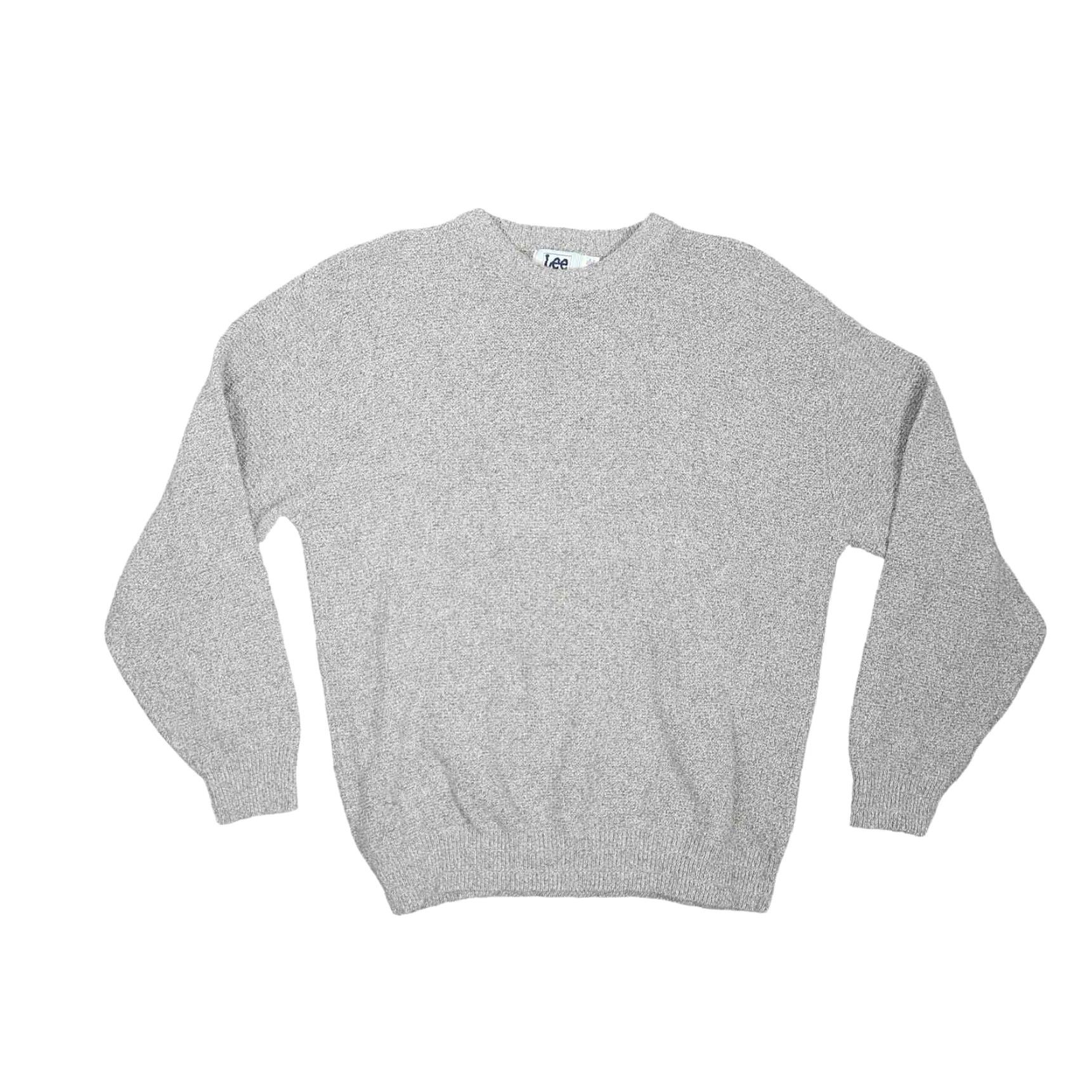 Lee VINTAGE 90s Lee Sport Crewneck Sweater Men L Oatmeal Cream Tan Cotton Blend Pullover Knit Crew Neck Long Sleeve Casual Size US L / EU 52-54 / 3 - 2 Thumbnail