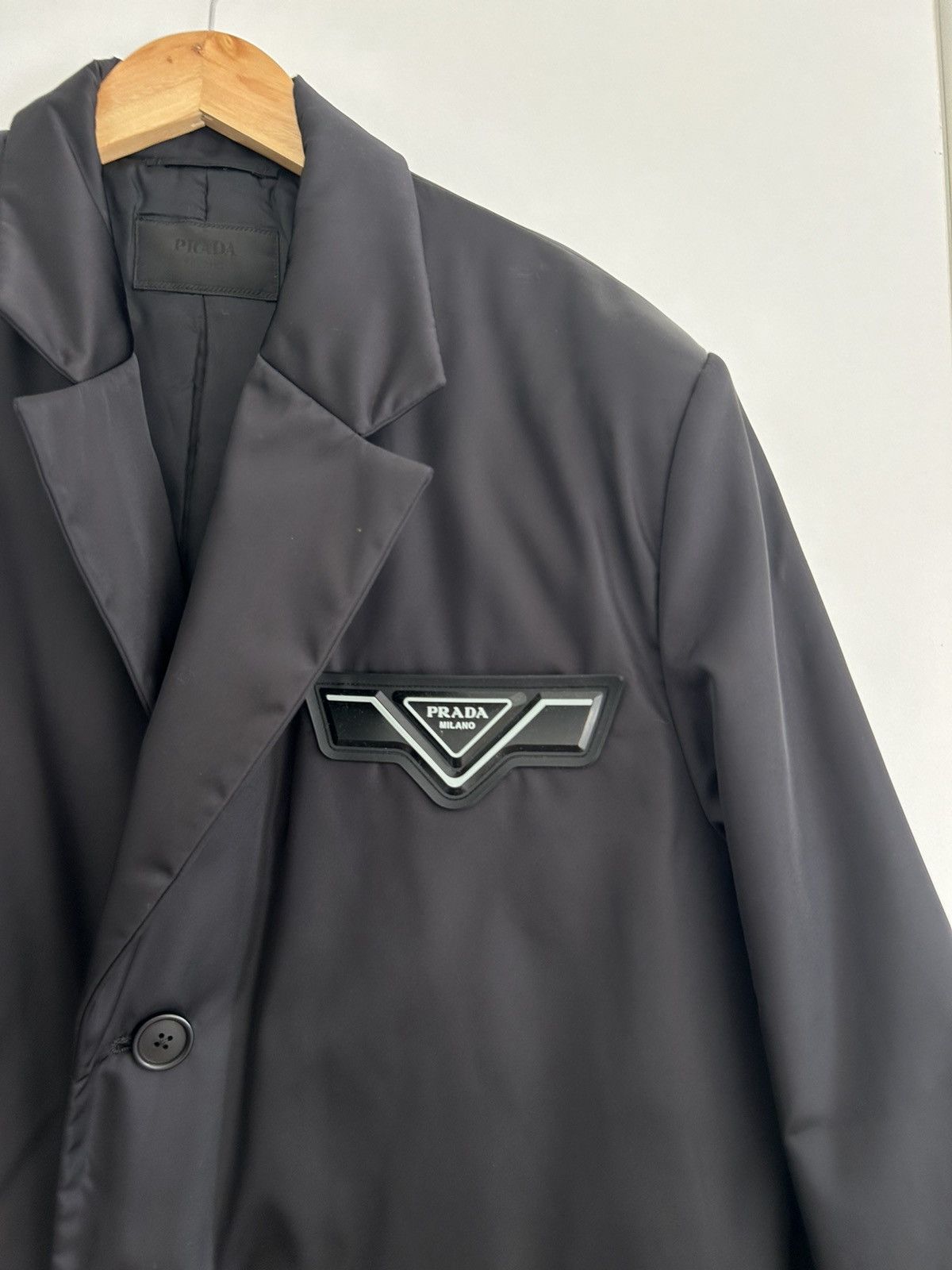 PRADA re-nylon Casual Jacket Black Raf Simons