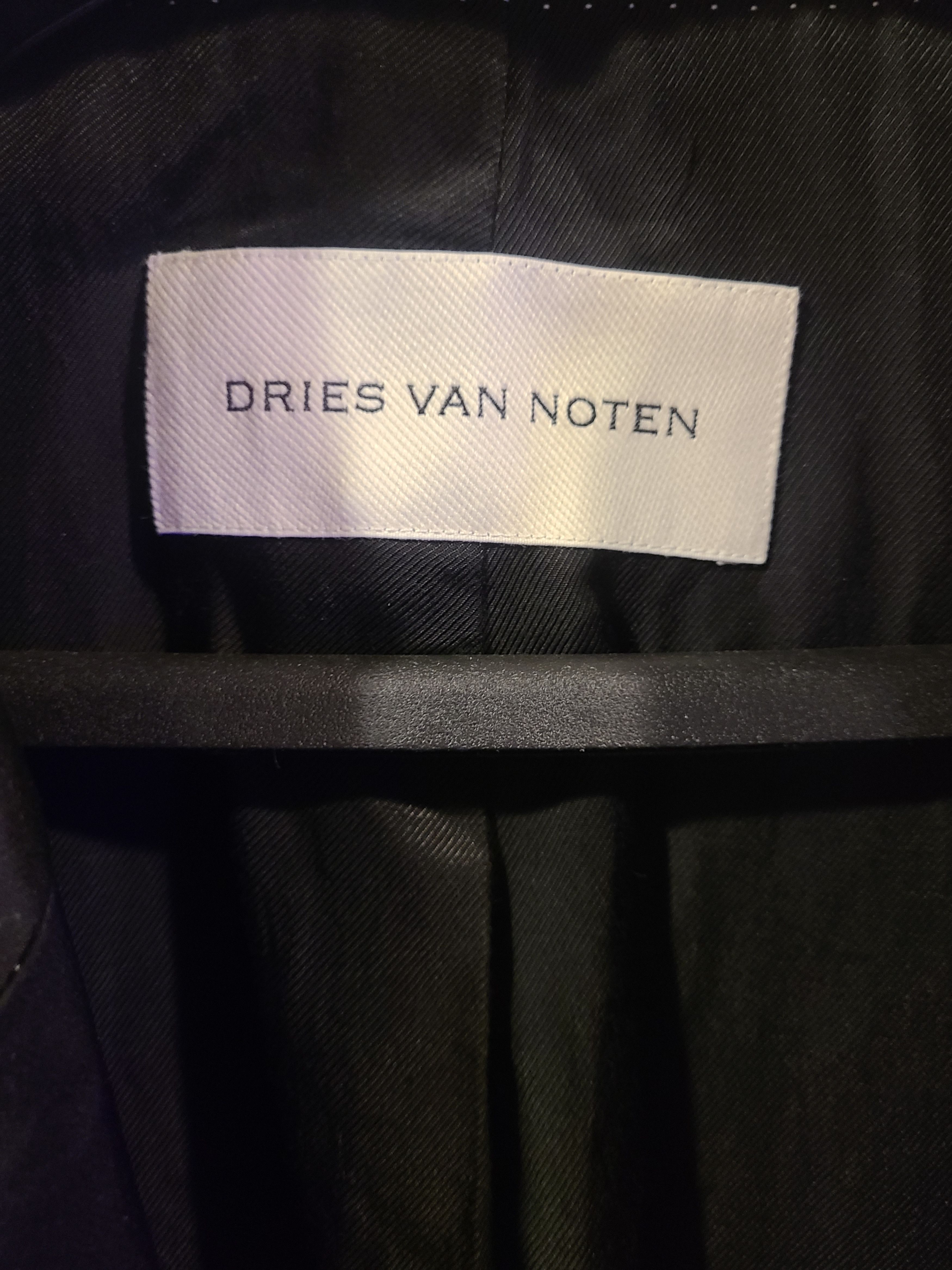 Dries Van Noten Dries Van Noten Black Oversized Double-Breasted Coat Size US L / EU 52-54 / 3 - 6 Thumbnail