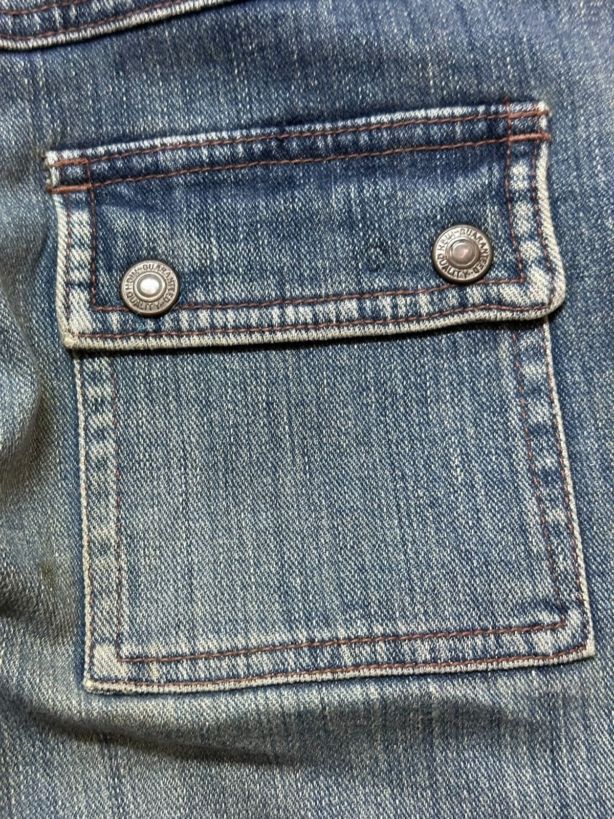 POST ARCHIVE FACTION (PAF) Vintage Japanese Brand Flare Bootcut Faded Distressed Denim Size US 30 / EU 46 - 6 Thumbnail