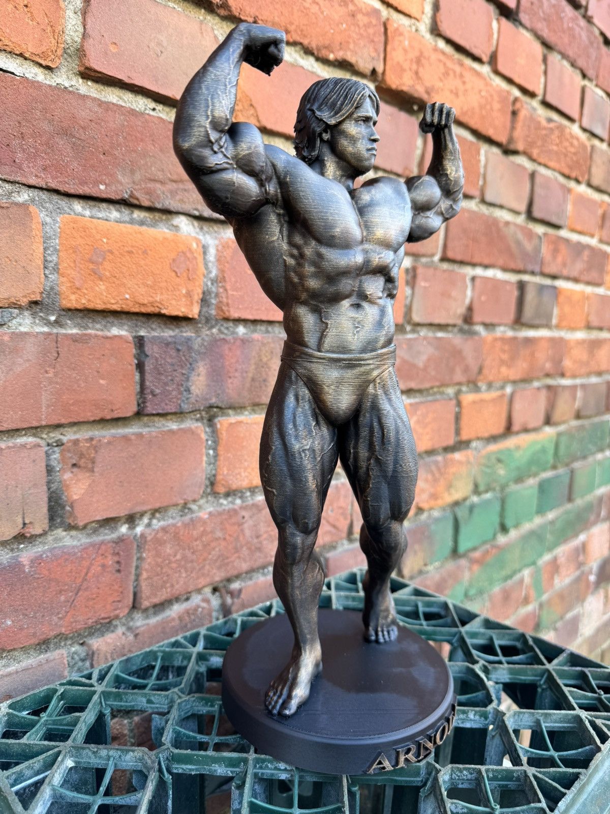 Other Gym statue Arnold Schwarzenegger 37cm Size ONE SIZE - 4 Thumbnail