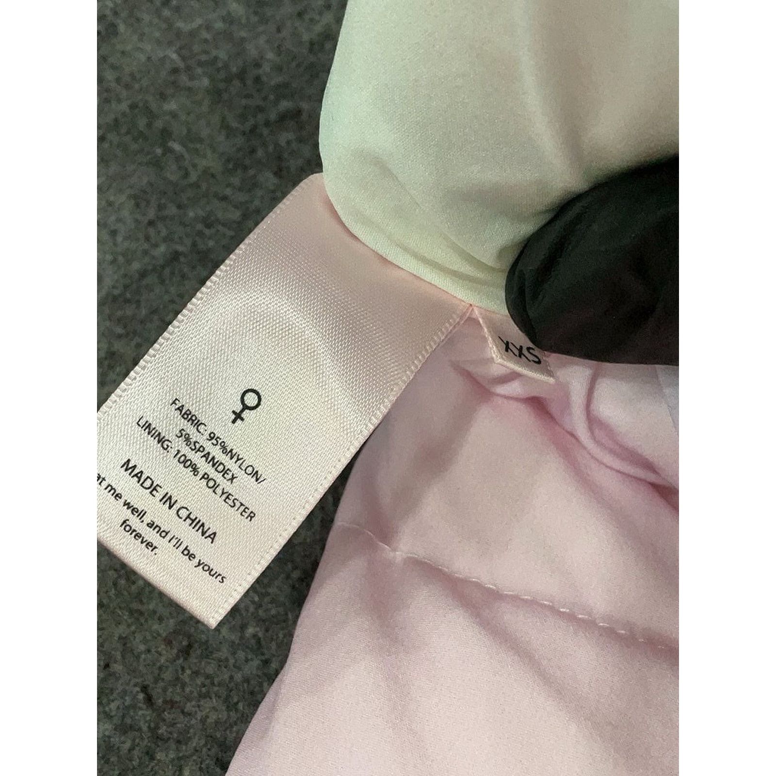 Selkie Iridescent Rainbow Puffer Coat The Pony Pink XXS FLAW
