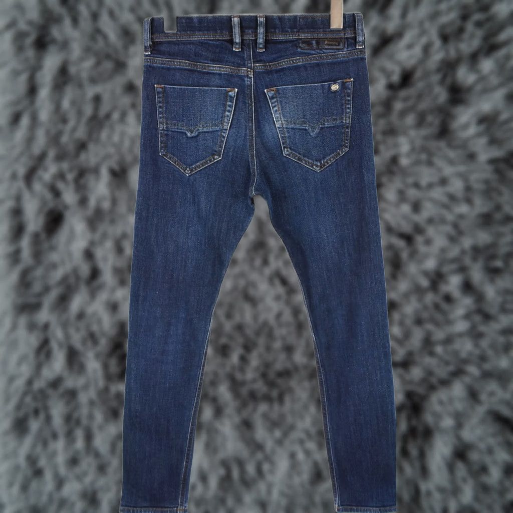 Diesel DIESEL Thepphar Slim-Carrot 064B Stretch Jeans Men Slim W28/L32 Blue, 98% Cotton, 2% Elastane, Slim Fit, Jeans, Regular Size, Logo, Faded Size US 28 / EU 44 - 1 Thumbnail