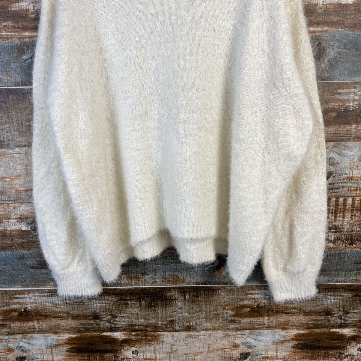 Homespun Knitwear DL Japan fur shaggy vintage White Knitwear #C1081 Size XL / US 12-14 / IT 48-50 - 6 Thumbnail