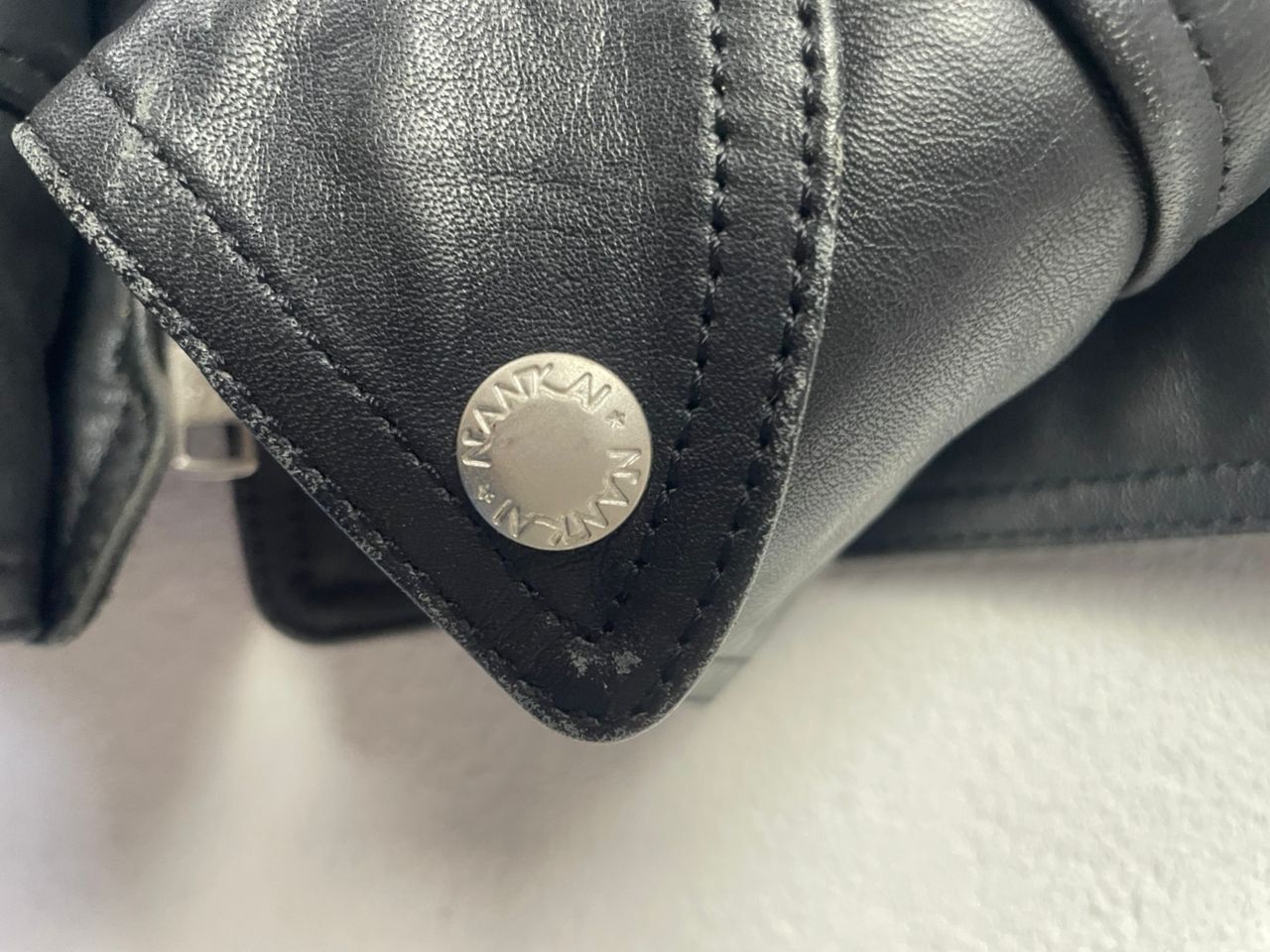Japanese Brand × Vintage Vintage Nankai Leather Jacket Motorsport Size US XL / EU 56 / 4 - 4 Thumbnail