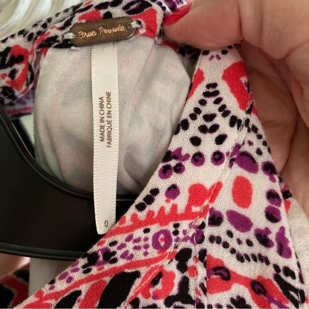 Free People Free People Dresses Free People Tegan Printed Mini Dress Size XS / US 0-2 / IT 36-38 - 7 Thumbnail