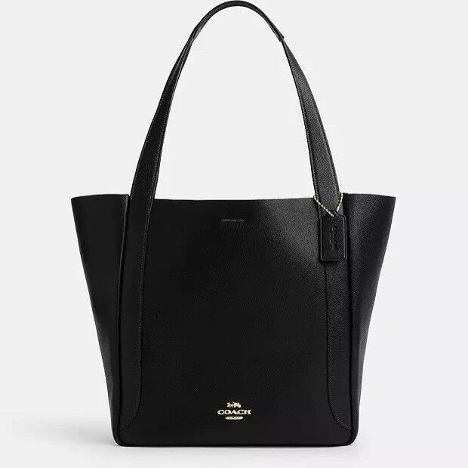 Coach NWT COACH Hadley Tote Bag Black Large Size ONE SIZE - 1 Thumbnail