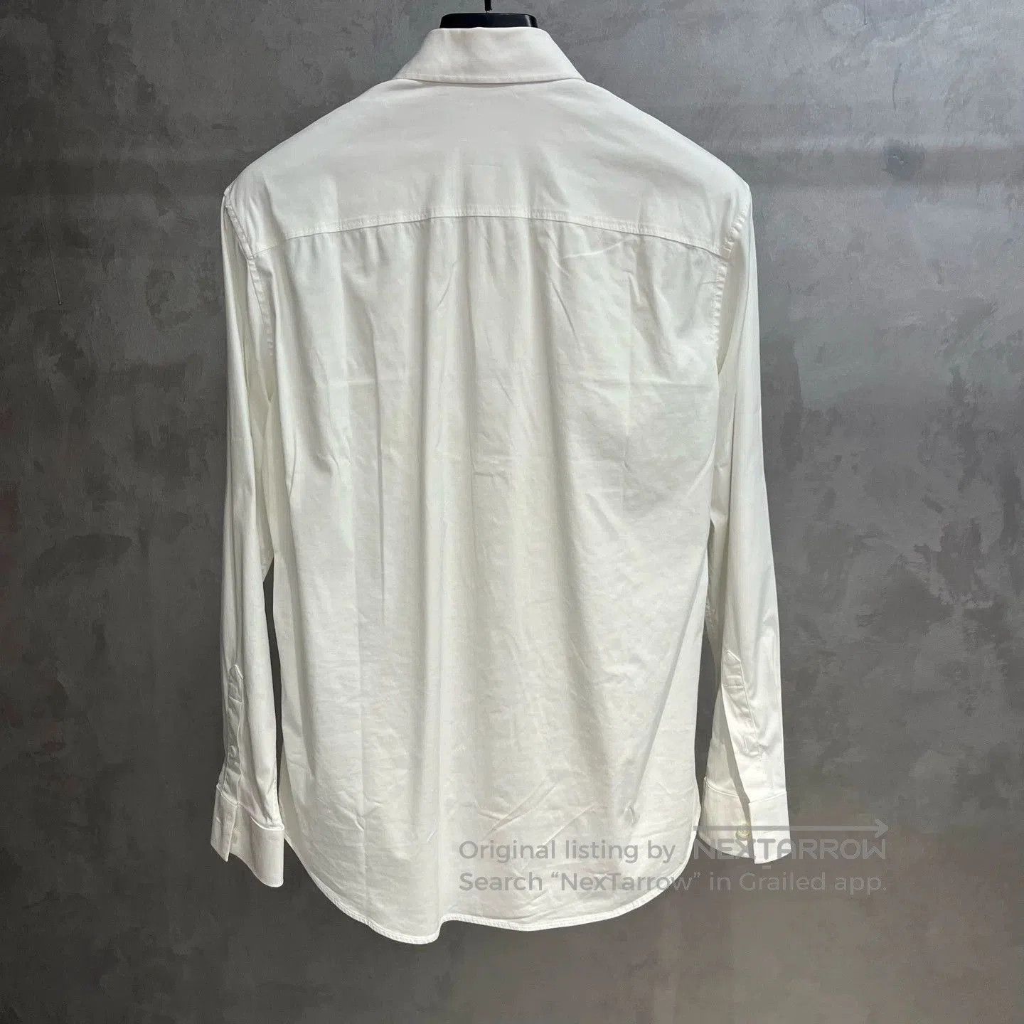 Burberry Burberry White Logo Cotton Long Sleeve Shirt. Size US S / EU 44-46 / 1 - 2 Thumbnail