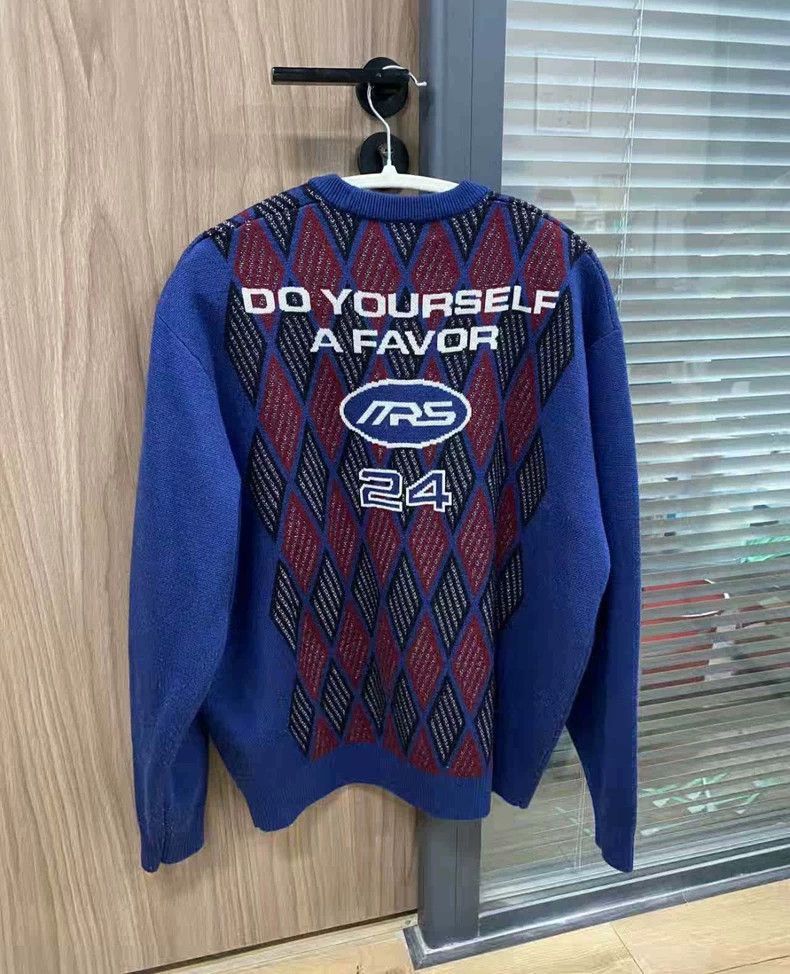 Martine Rose Martine Rose Supreme Blue Sweater with Logo Size US M / EU 48-50 / 2 - 7 Thumbnail