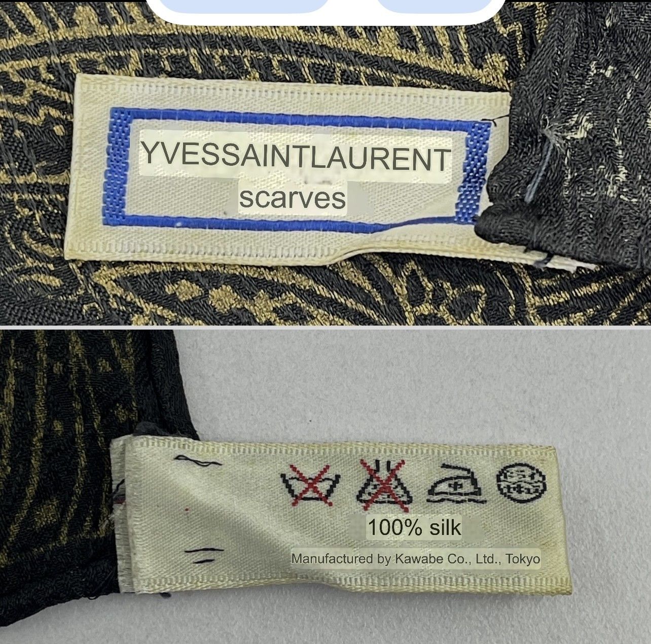 Yves Saint Laurent Vintage Yves Saint Laurent - S7004 Size ONE SIZE - 10 Thumbnail