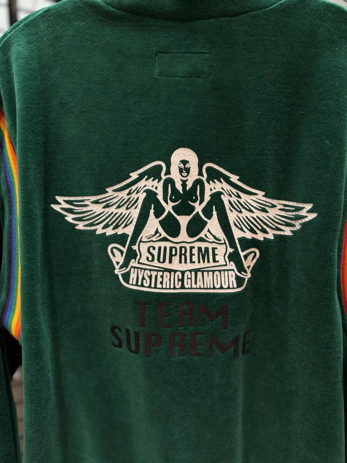 Supreme Supreme X Hysteric Glamour Velour Track Jacket Green Medium Size US M / EU 48-50 / 2 - 6 Thumbnail