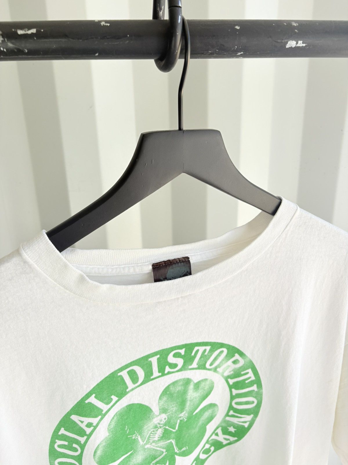 Band Tees Thrashed Social Distortion Band Faded Distressed ERD Grunge Size US XL / EU 56 / 4 - 4 Thumbnail