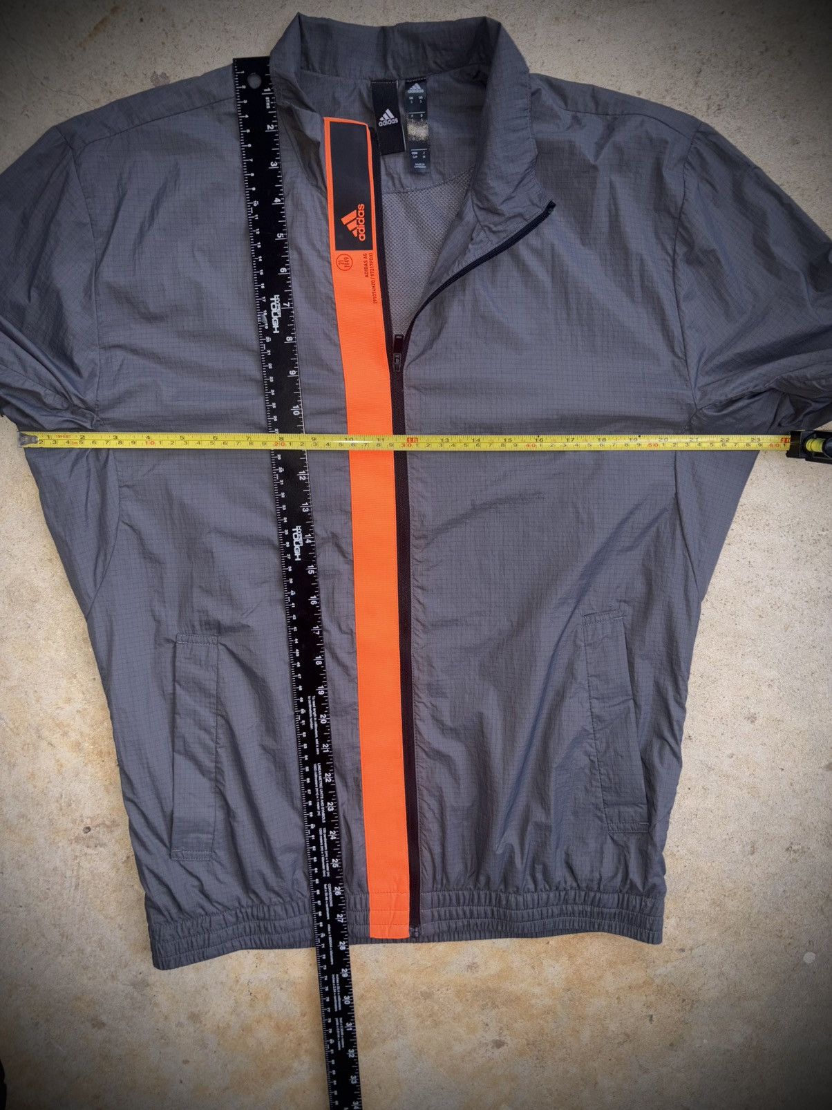 Adidas Adidas WIND.RDY Grey Wind Breaker Mens Small Size US S / EU 44-46 / 1 - 4 Thumbnail