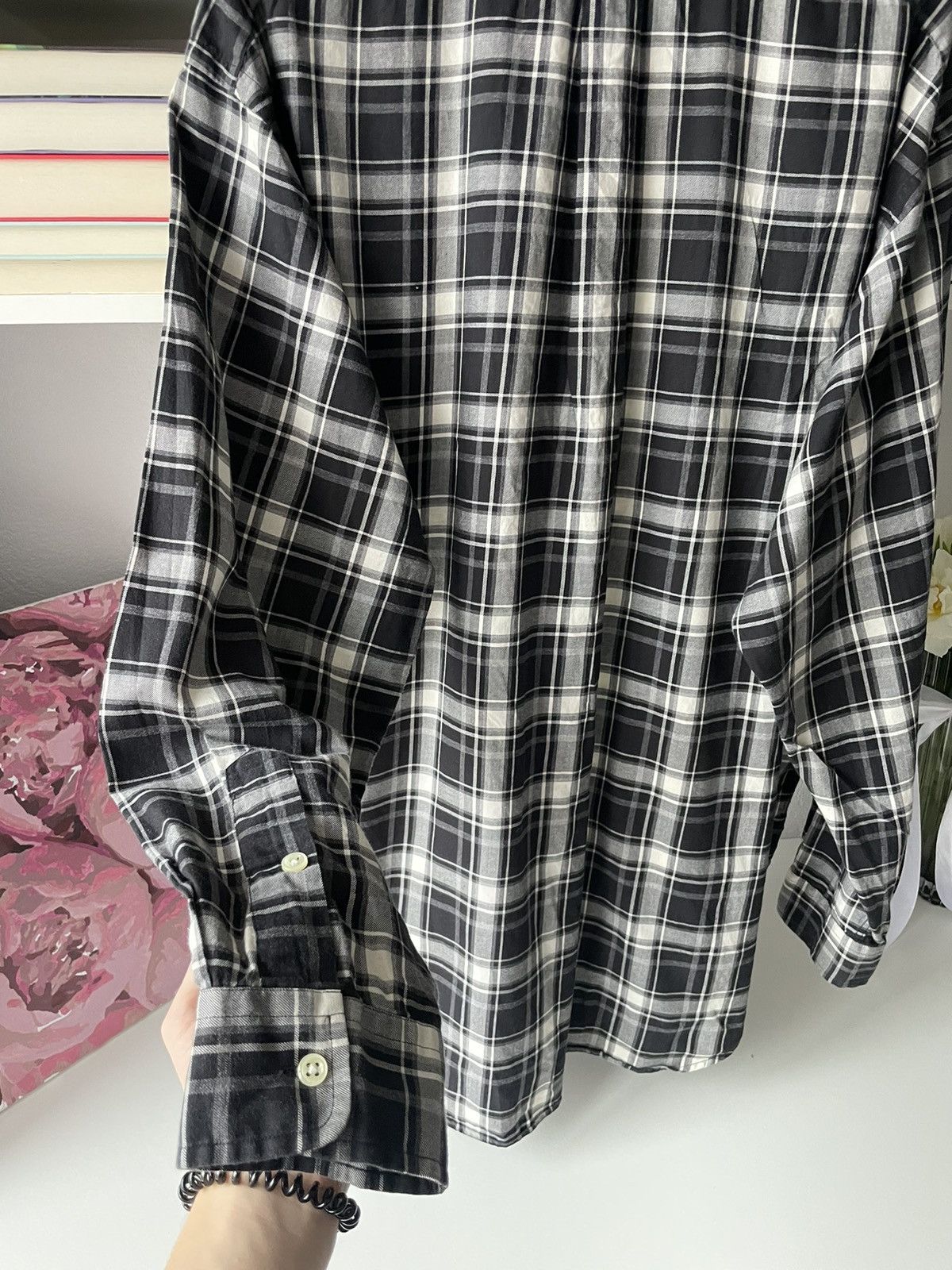 Polo Ralph Lauren × Ralph Lauren × Vintage Polo Ralph Lauren 80’s Flannel Shirt Button Up Y2K VERY RARE Size US XL / EU 56 / 4 - 9 Thumbnail
