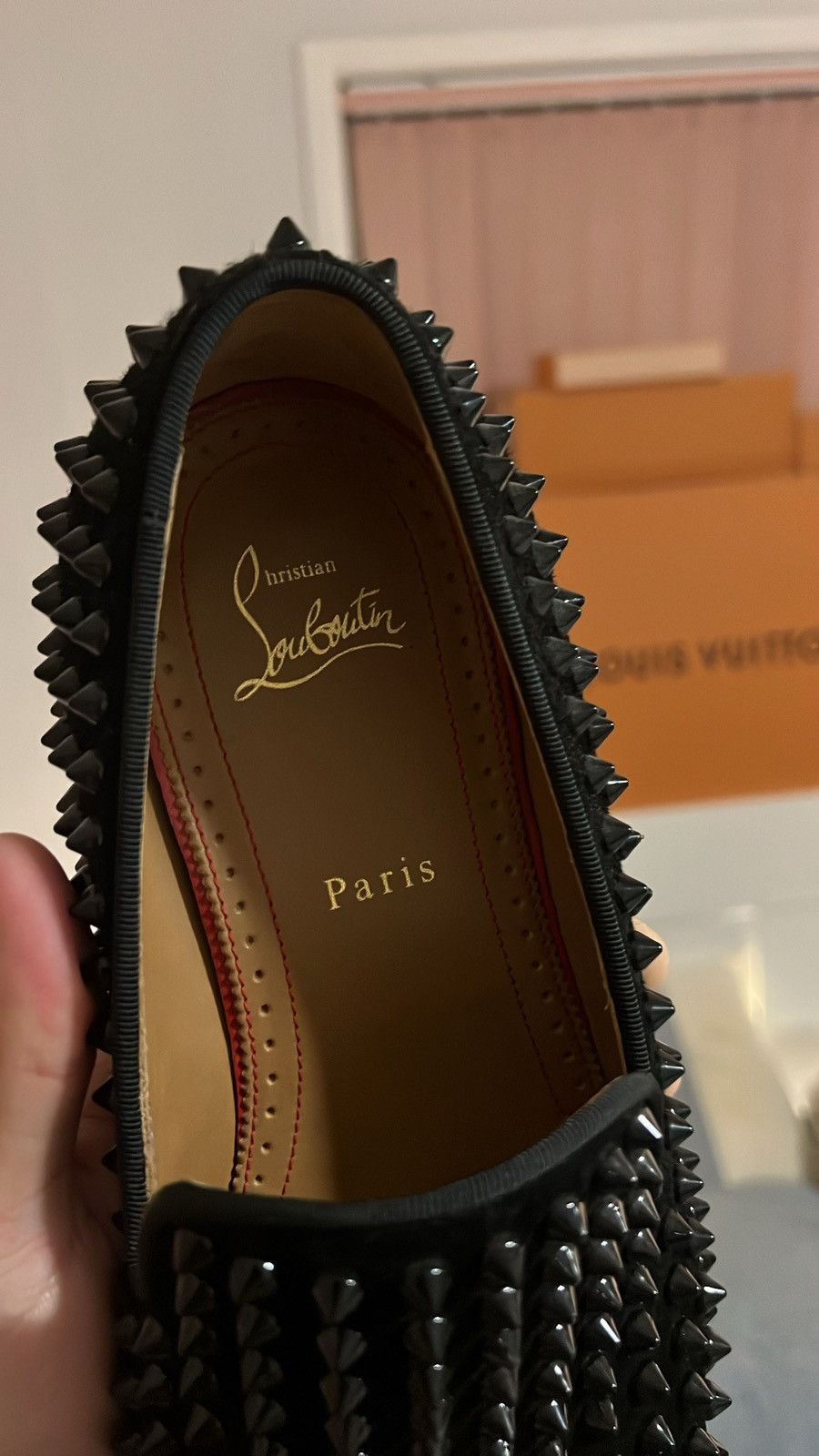 Christian Louboutin CB Dandelion Spike loafers Size US 7.5 / EU 40-41 - 4 Thumbnail