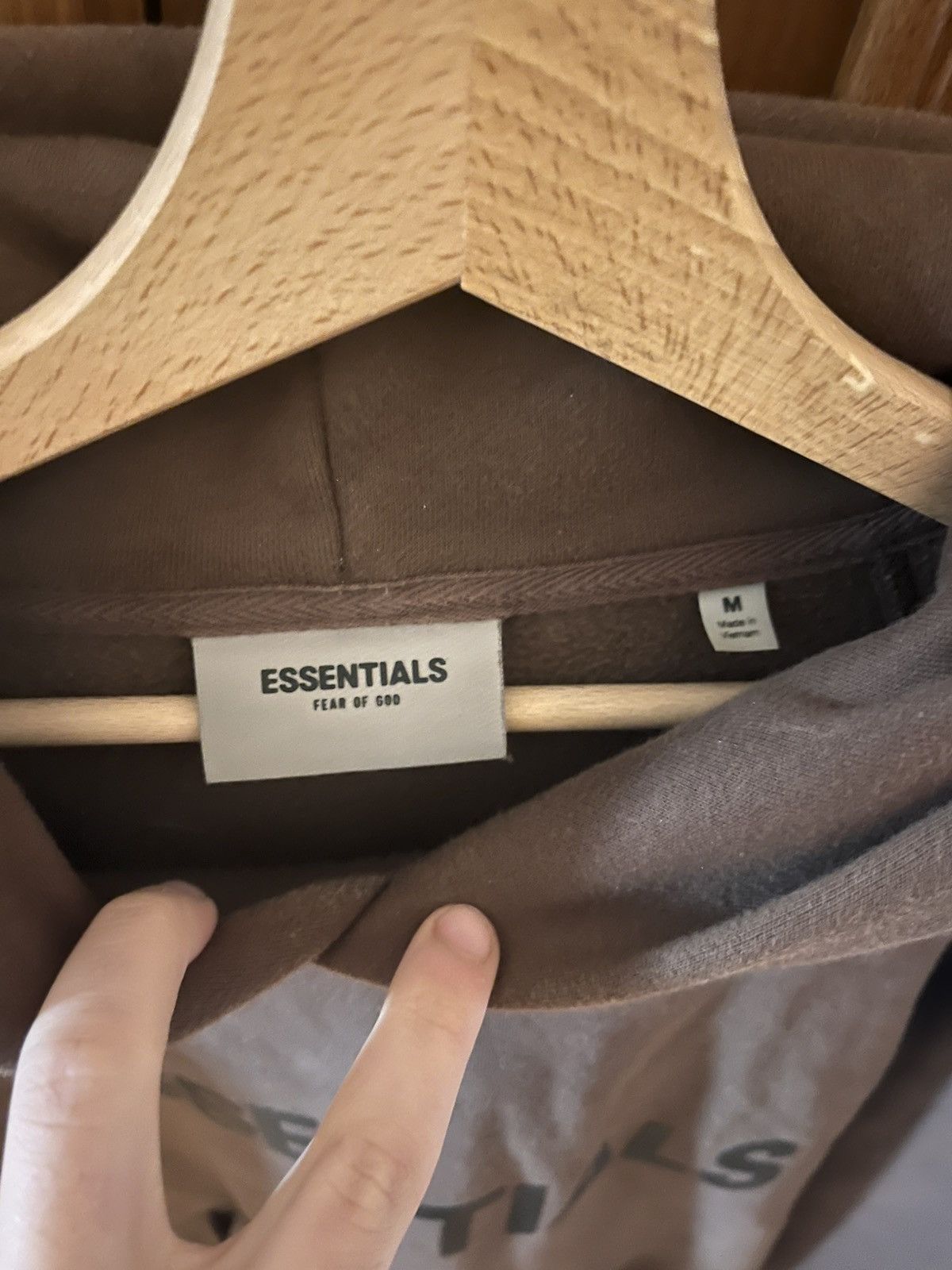 Fear of God Fear of God Essentials Hoodie Size US M / EU 48-50 / 2 - 2 Thumbnail