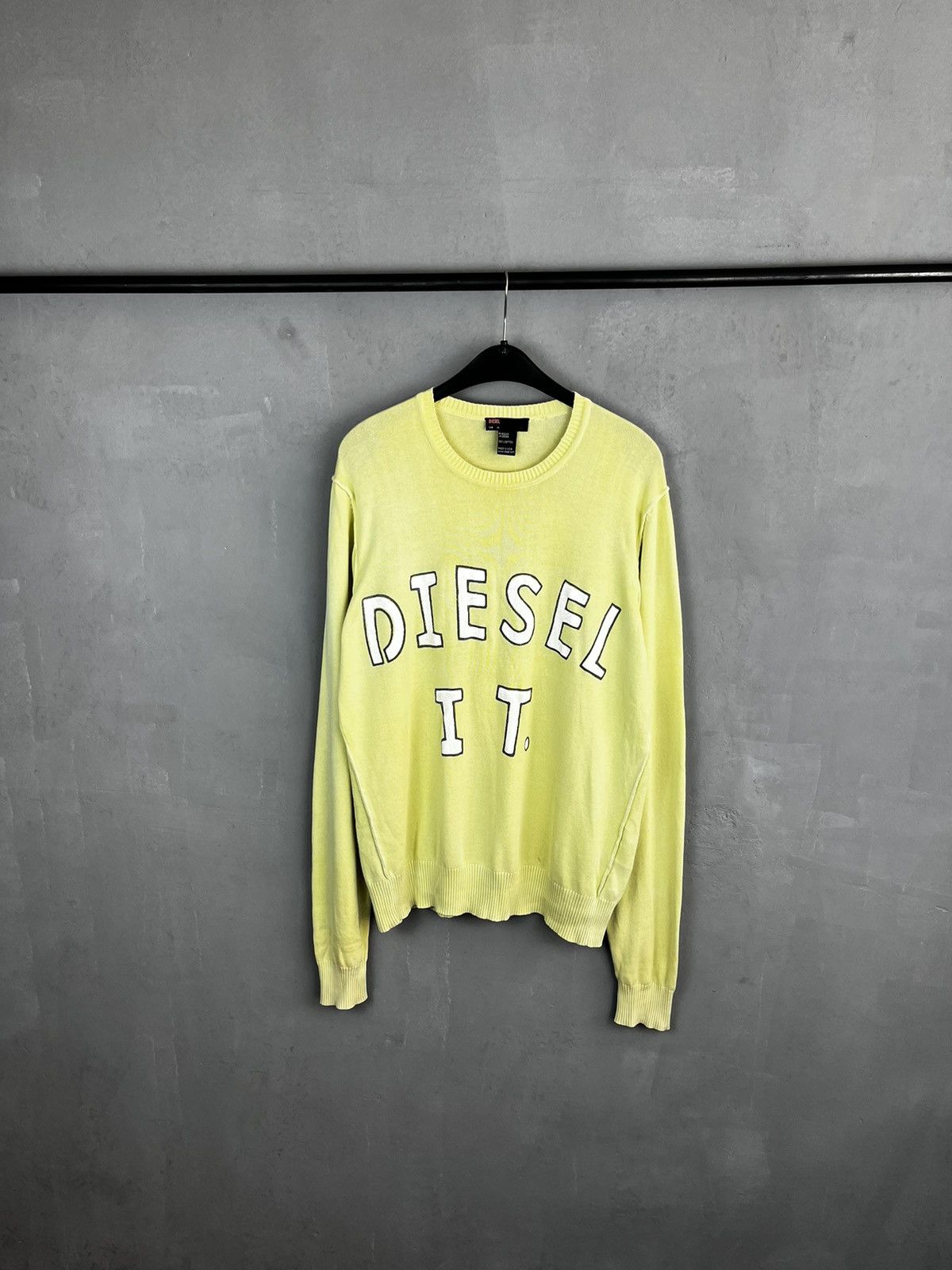 Diesel × Vintage Diesel lemon sweatshirt big logo vintage Size US XL / EU 56 / 4 - 3 Thumbnail