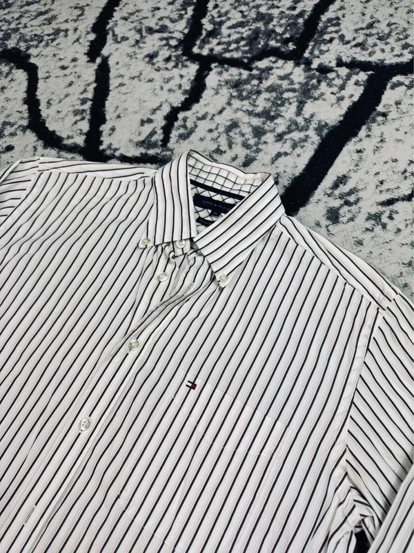Tommy Hilfiger Tommy Hilfiger shirt white black striped M Size US M / EU 48-50 / 2 - 3 Thumbnail