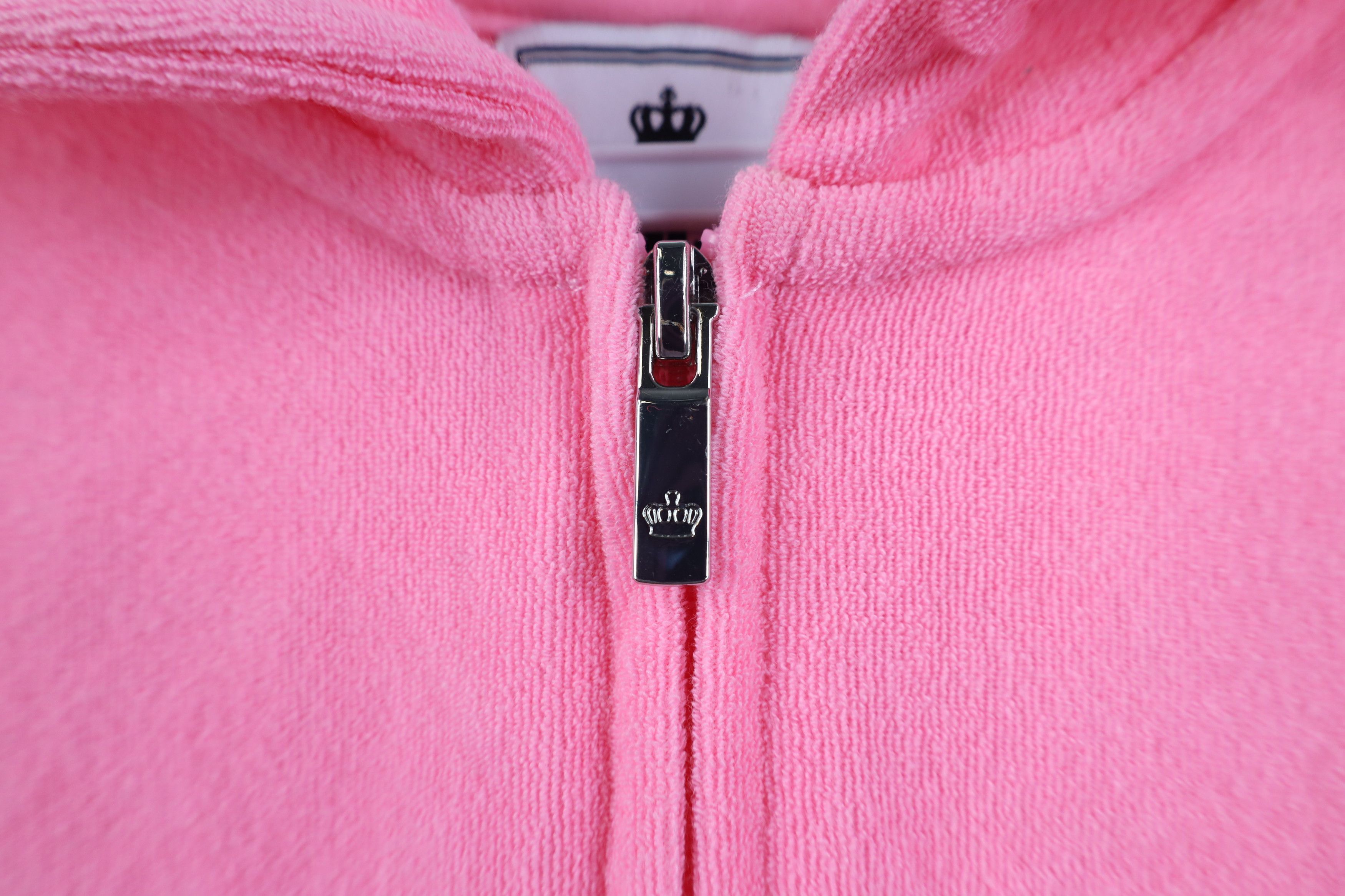 Juicy Couture Vintage 90s Y2K Juicy Couture Terry Cloth Full Zip Hoodie Size XS / US 0-2 / IT 36-38 - 5 Thumbnail