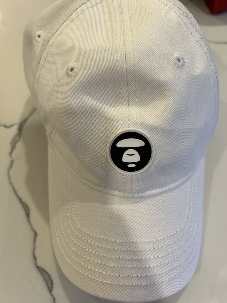 Bape Bape A ape white hat Size ONE SIZE - 1 Thumbnail