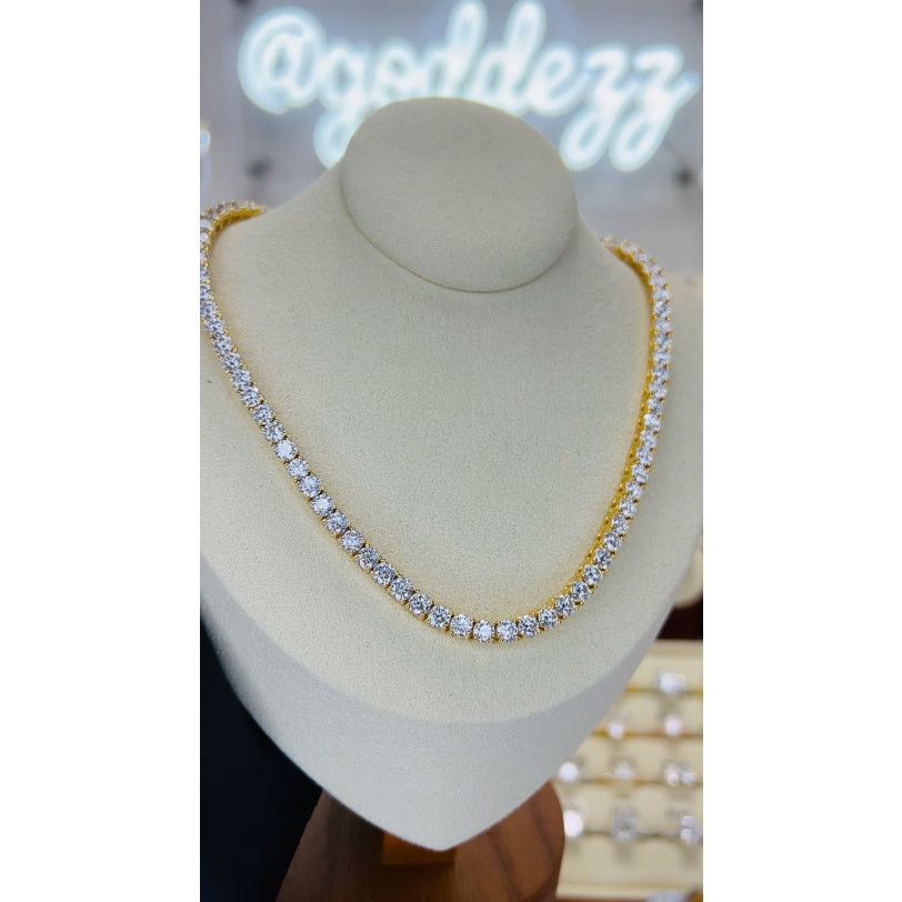 Other 3mm Moissanite Classic Tennis Necklace Size ONE SIZE - 2 Thumbnail