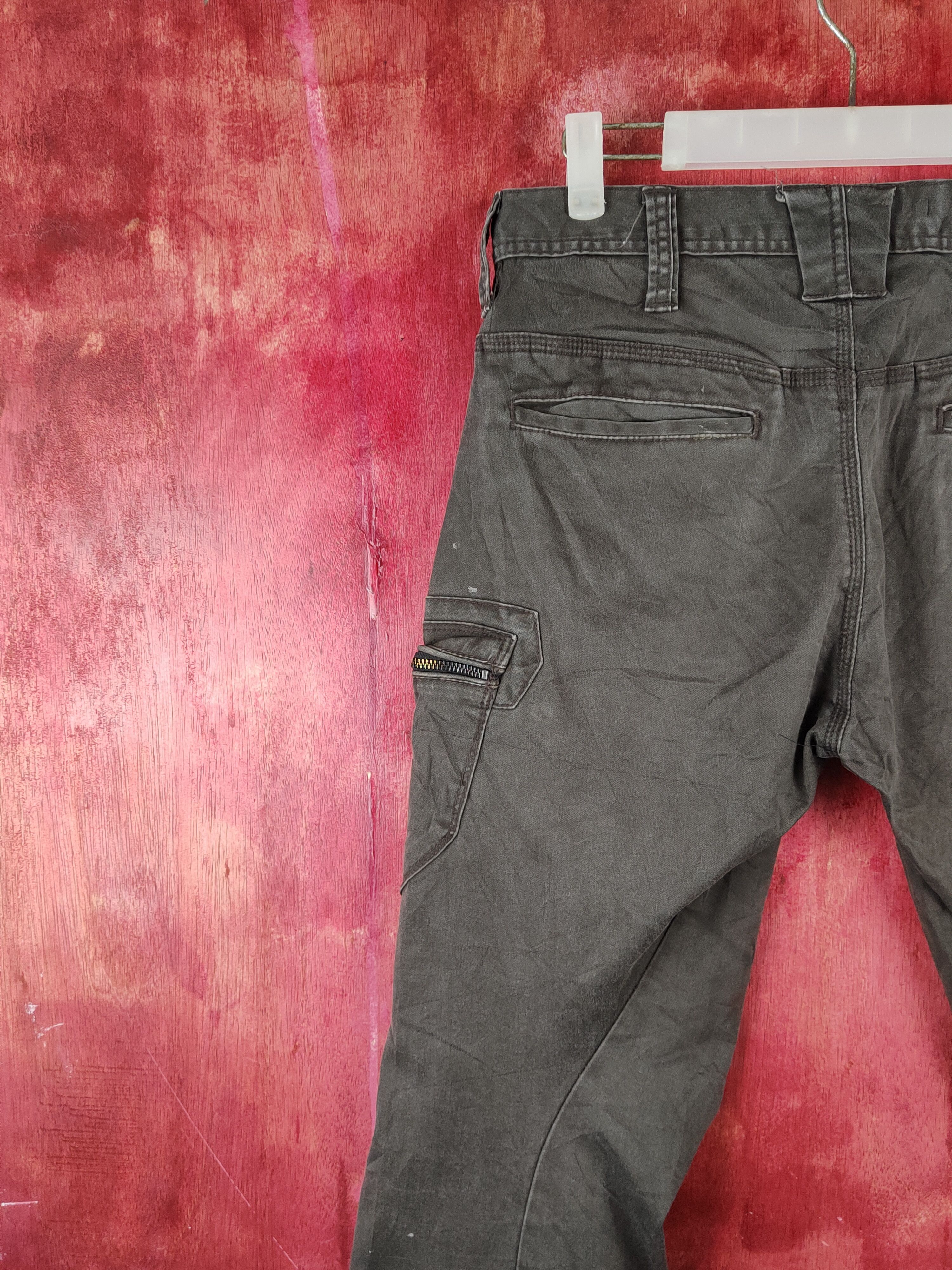Japanese Brand Evenriver Dark Brown Multipocket Tactical Cargo Pants #S2397 Size US 30 / EU 46 - 9 Thumbnail